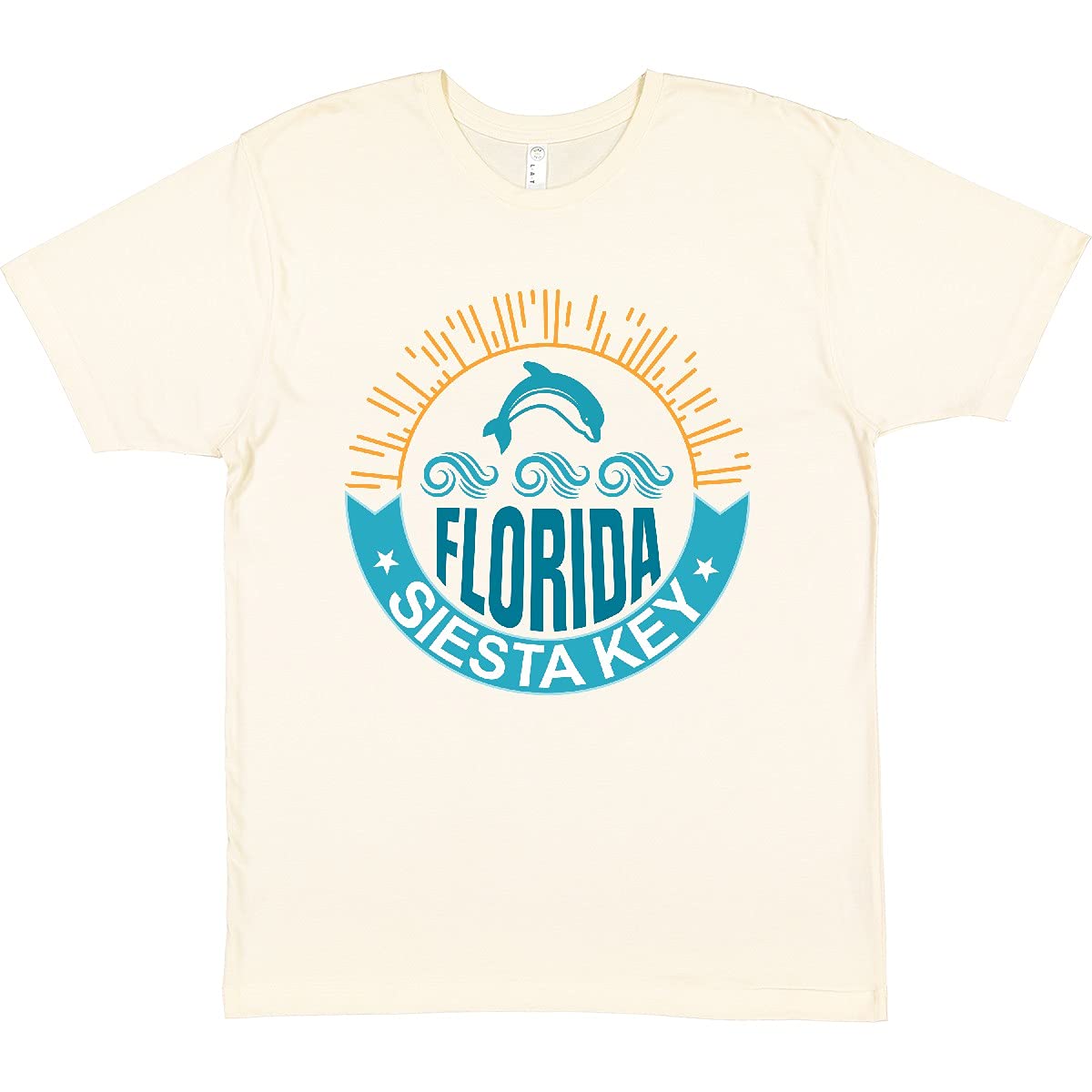 Inktastic Siesta Key Florida Beach Vacation T-Shirt - Comfortable Cotton Tee for Men & Women - Perfect for Summer Travel, Beach Trips & Casual Wear