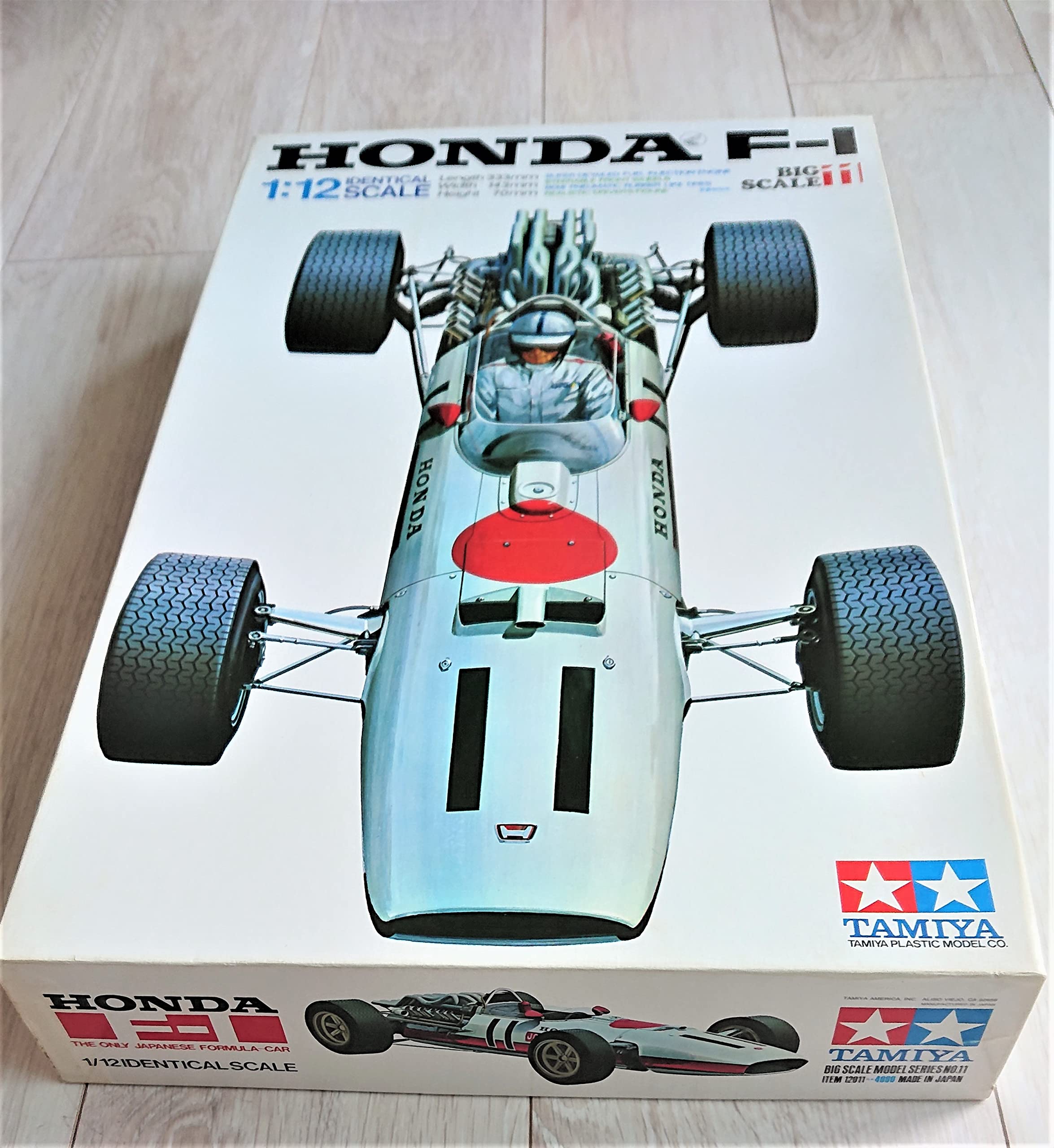 TAMIYA 1/12 Scale Honda F-1 Racing Car Model Kit (12011) - Perfect for Collectors, Hobbyists & RC Car Enthusiasts
