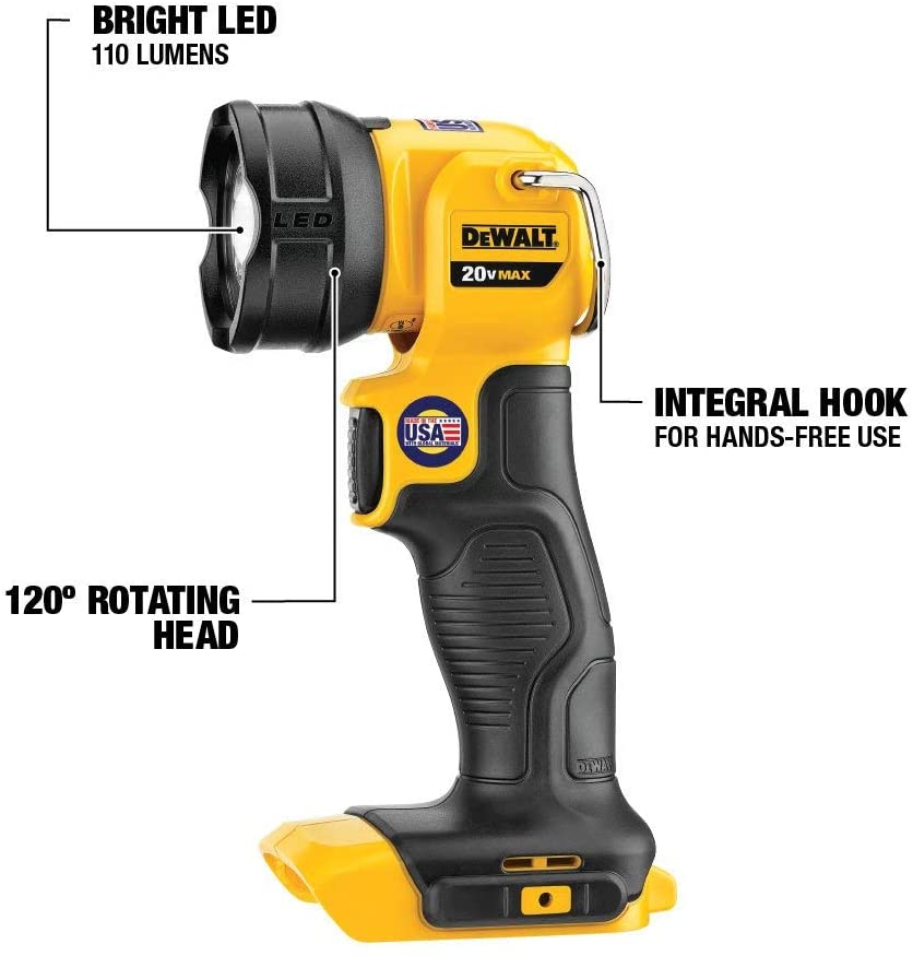 DEWALT 20V MAX Cordless Drill, Reciprocating Saw, Circular Saw & Work Light Combo Kit (DCK445D1M1) - Certified Refurbished with Full Warranty - Perfect for Construction, Woodworking & DIY Home Projects