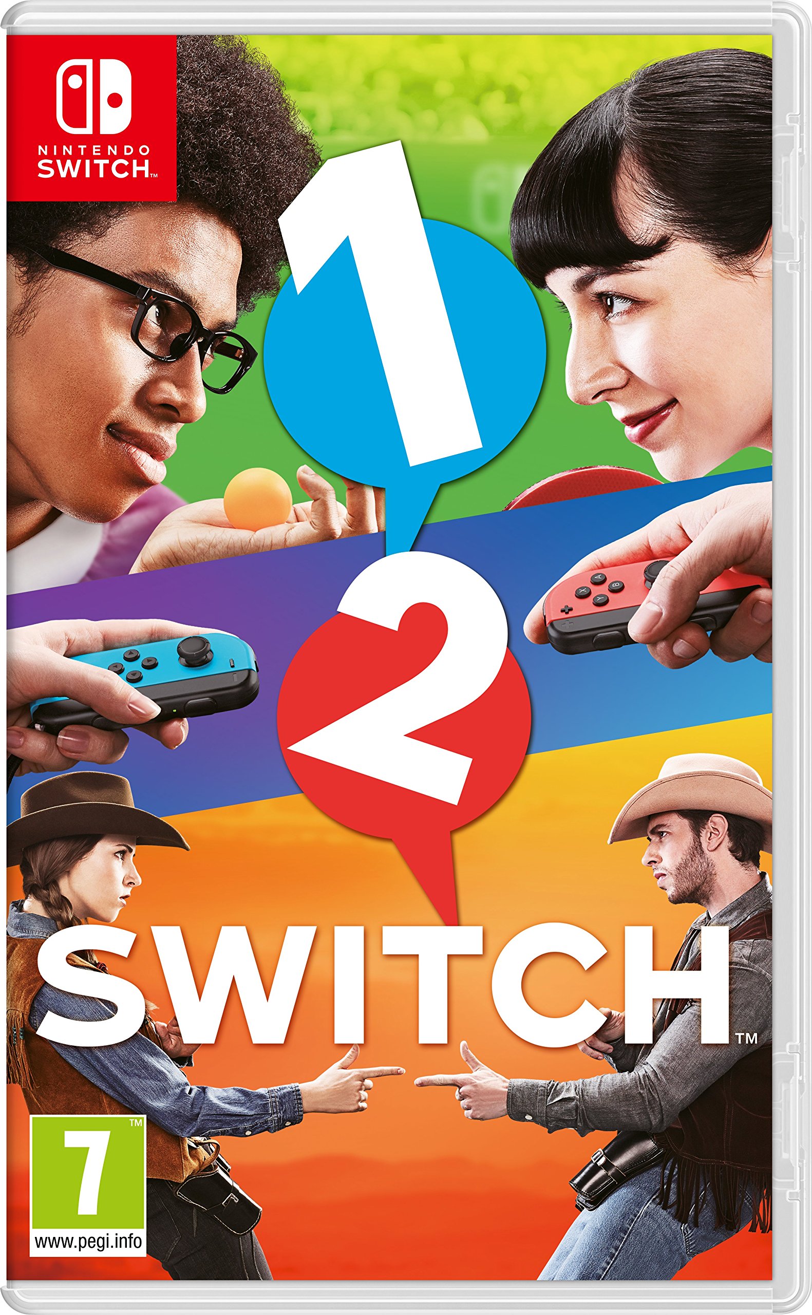 Nintendo 1-2-Switch Video Game - Italian Edition - Physical Cartridge Version - Fun Party Game for Family & Friends Gatherings