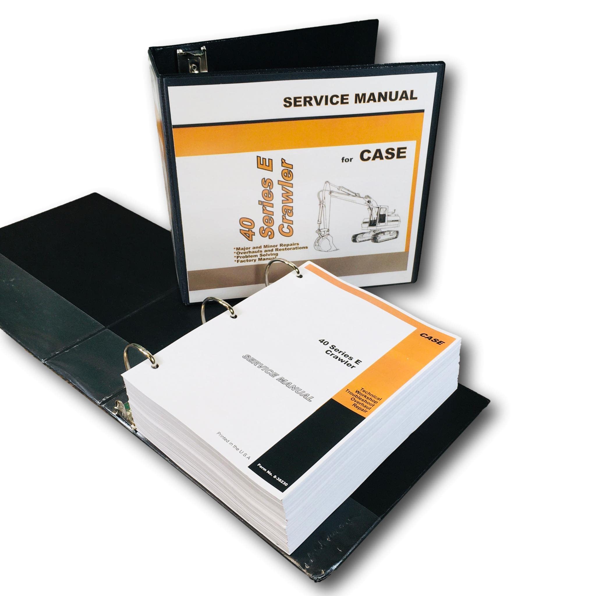 Cruz Air Series E 40E Excavator Crawler Service & Repair Manual - Complete Shop Guide for Case 40 Model | DIY Maintenance, Troubleshooting & Parts Replacement