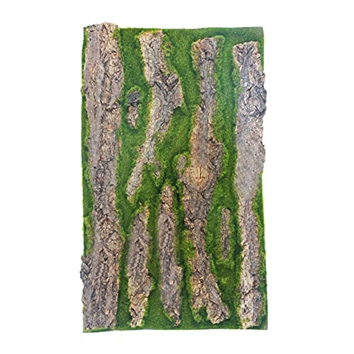 Artificial Green Plant Bark with Moss - DIY Indoor Wall Decoration for Water Pipe Pillar Cover (30-50CM) | Home & Office Decor, Wedding Backdrop, Garden Design