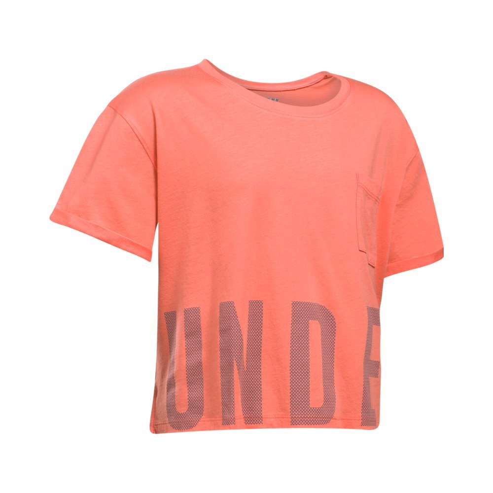 Under Armour Girls Studio Tee - Soft Cotton Short Sleeve T-Shirt for Active Kids | Perfect for School, Sports & Playtime