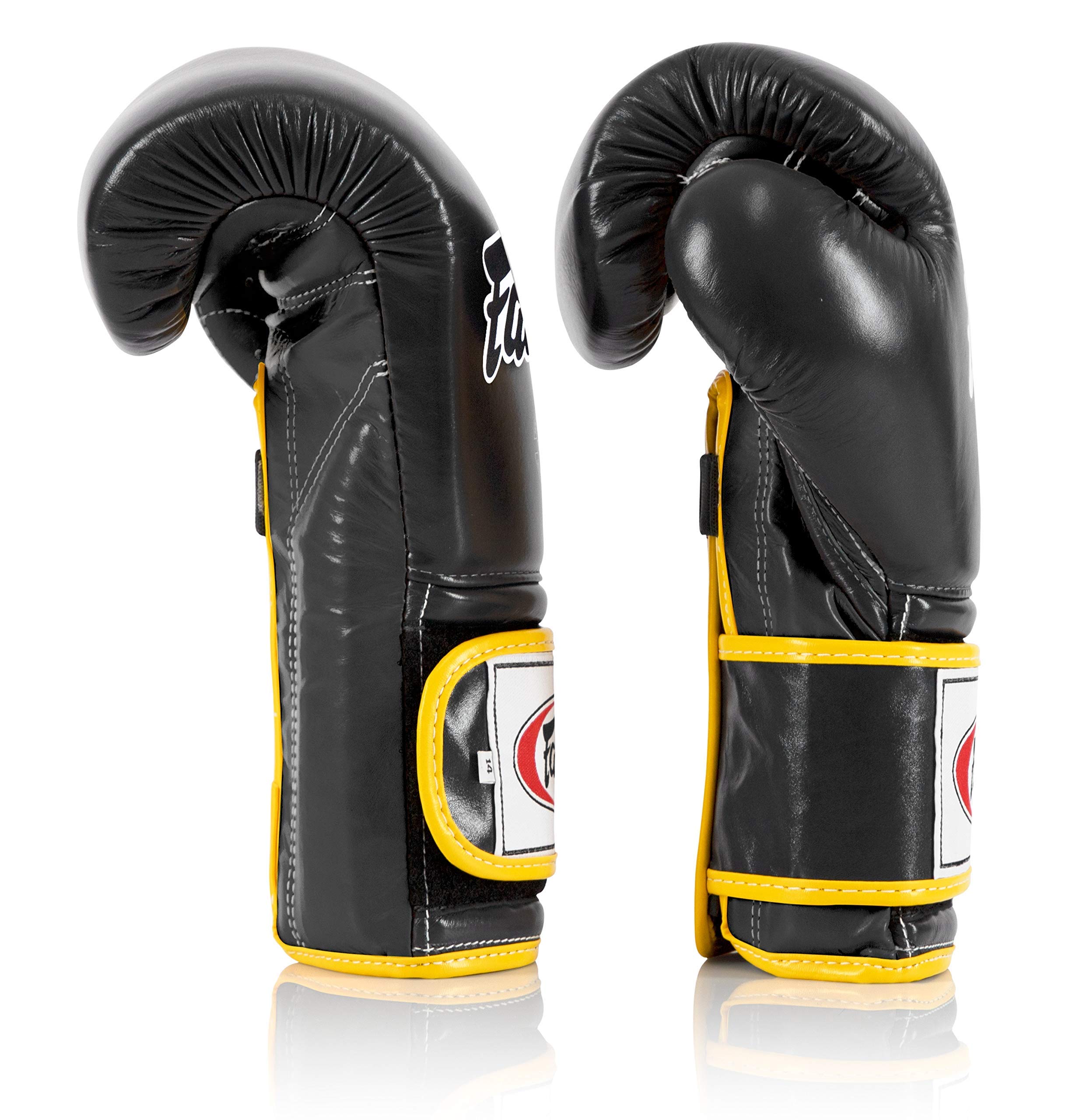 Fairtex BGV9 Muay Thai Boxing Gloves for Professionals & Trainers - Mexican Style MMA Gloves for Hard Hitters - Lightweight Shock Absorbent Martial Arts Training Gloves - Perfect for Sparring, Bag Work & Competition