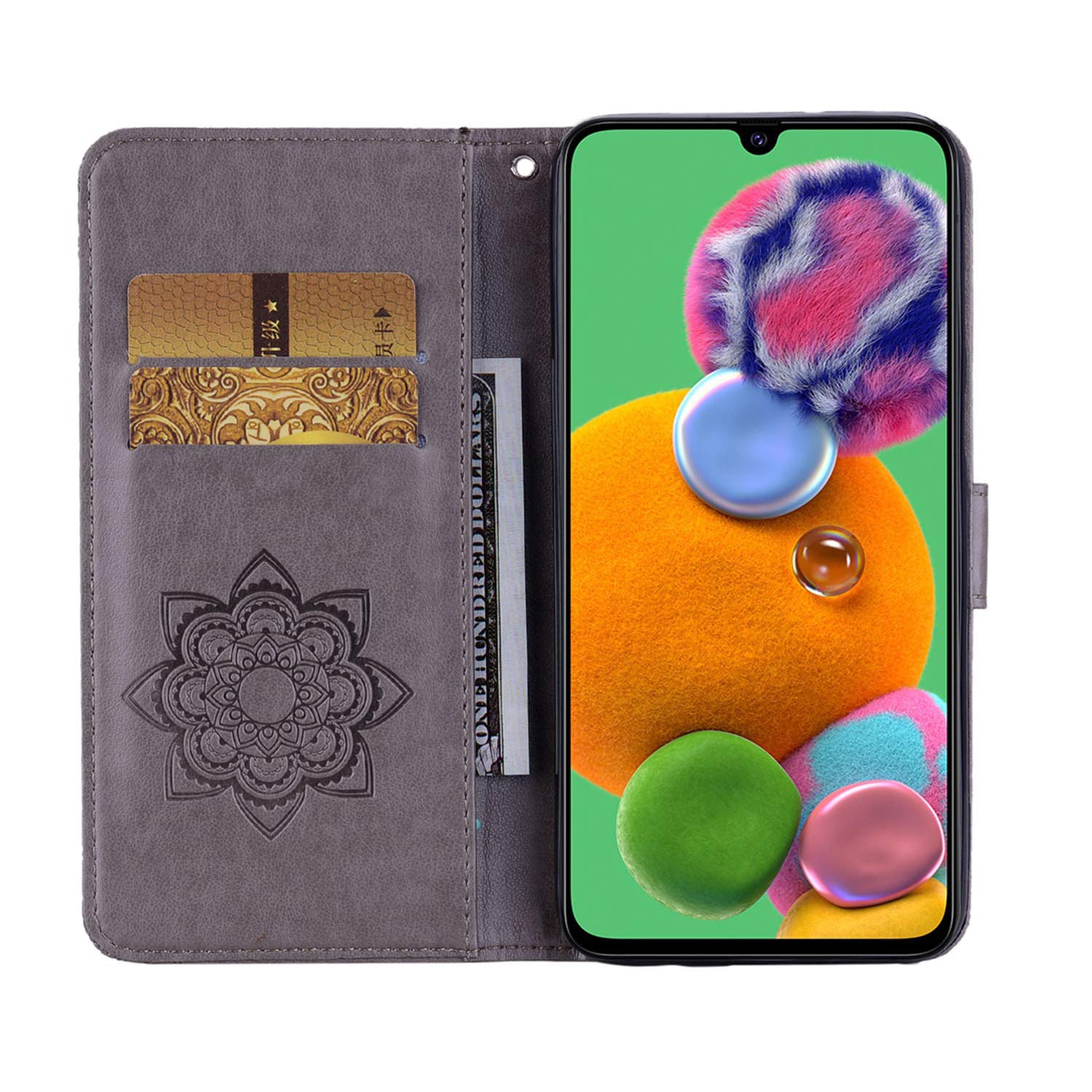 Samsung Galaxy A12 Owl Case with Card Slot & Stand for Daily Use