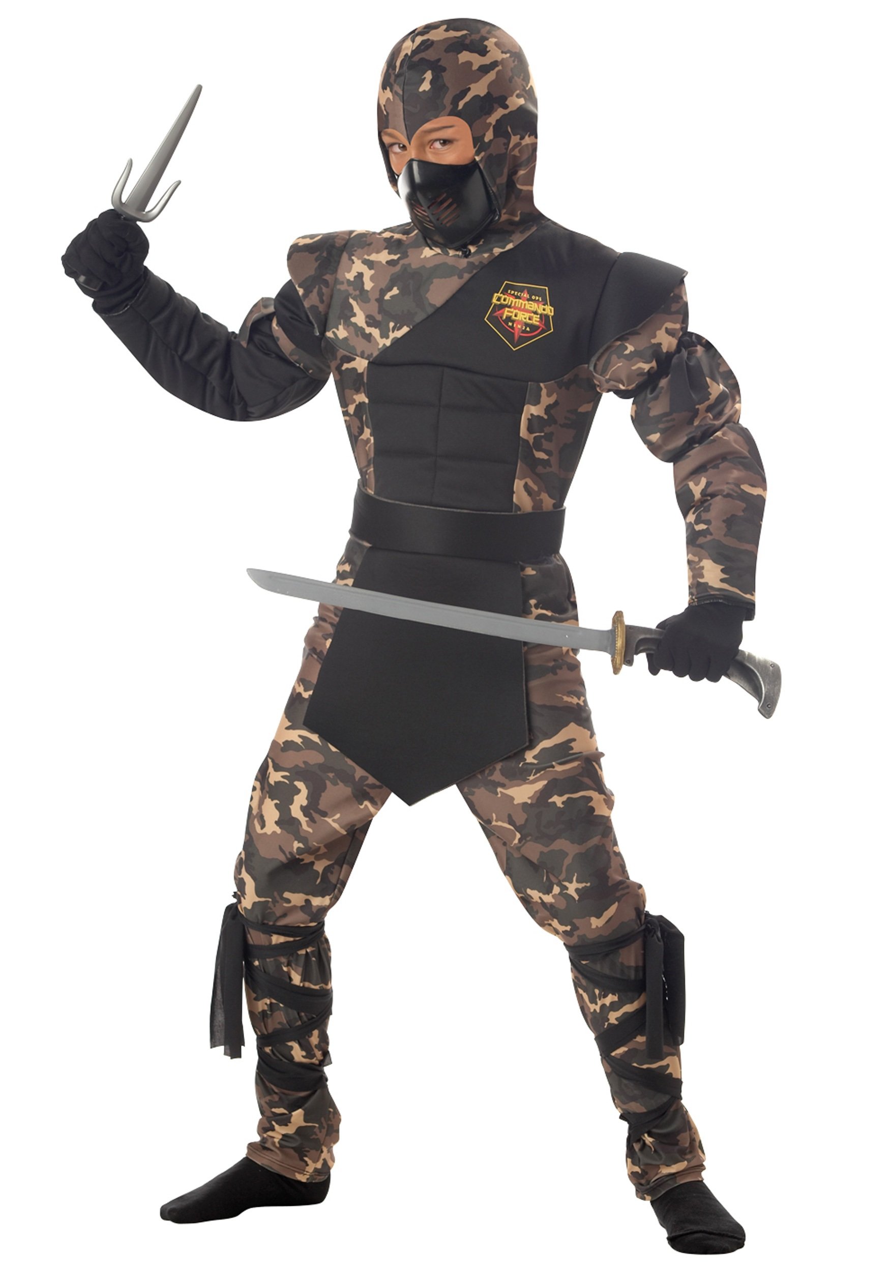 Special Ops Ninja Costume for Kids & Adults - California Costumes Official | Halloween, Cosplay, Role Play & Action Figure Dress Up