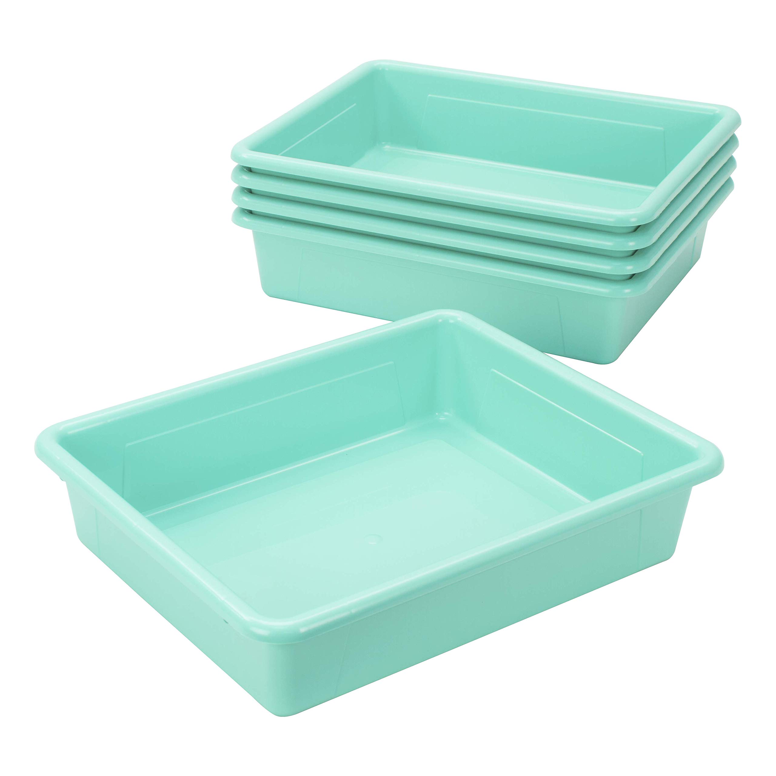 Storex 5-Pack Letter Size Flat Storage Trays (10