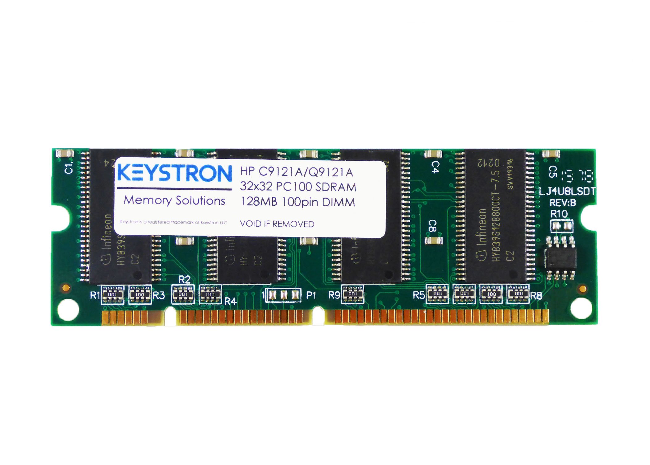 128MB 100-Pin PC100 Printer Memory DIMM - Compatible with HP C9121A & Q7709A - Replacement for Color LaserJet 2605/2605dn/2605dtn/2700/2700n - Office & Home Printing Upgrade Solution