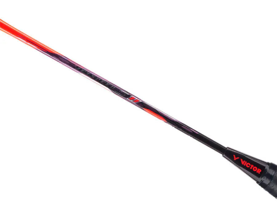Victor JetSpeed S11 D Badminton Racket - Lightweight Carbon Fiber Shuttlecock Racket for Professional & Recreational Players - Perfect for Tournaments, Training & Casual Play