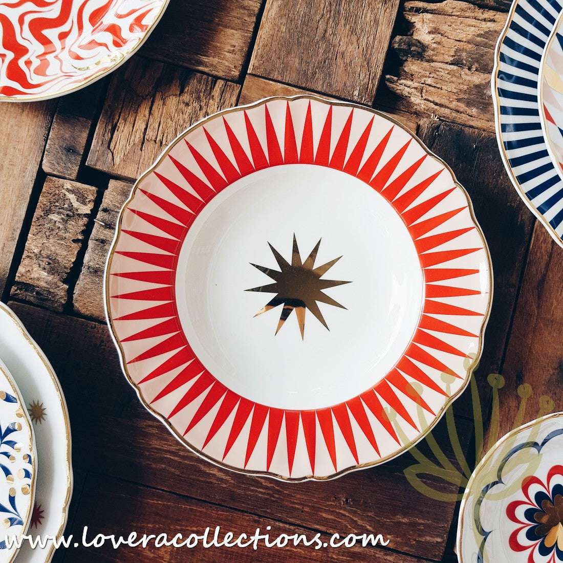 Bitossi Italy Abracadabra Dinnerware Set by La Tigre - Premium Ceramic Plates & Bowls for Elegant Dining, Perfect for Dinner Parties & Home Decor