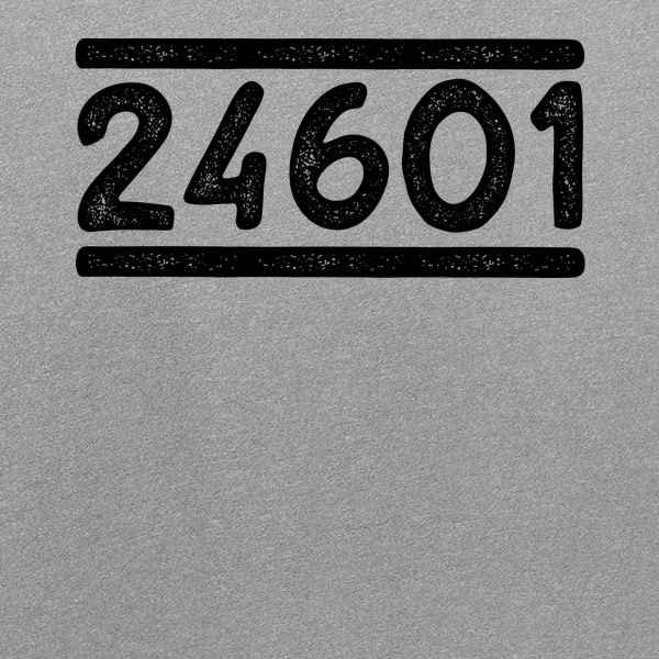 Pop Threads Prisoner 24601 Les Miserables Musical Halloween Costume T-Shirt for Men - Vintage Graphic Tee for Cosplay, Theater Fans & Halloween Parties
