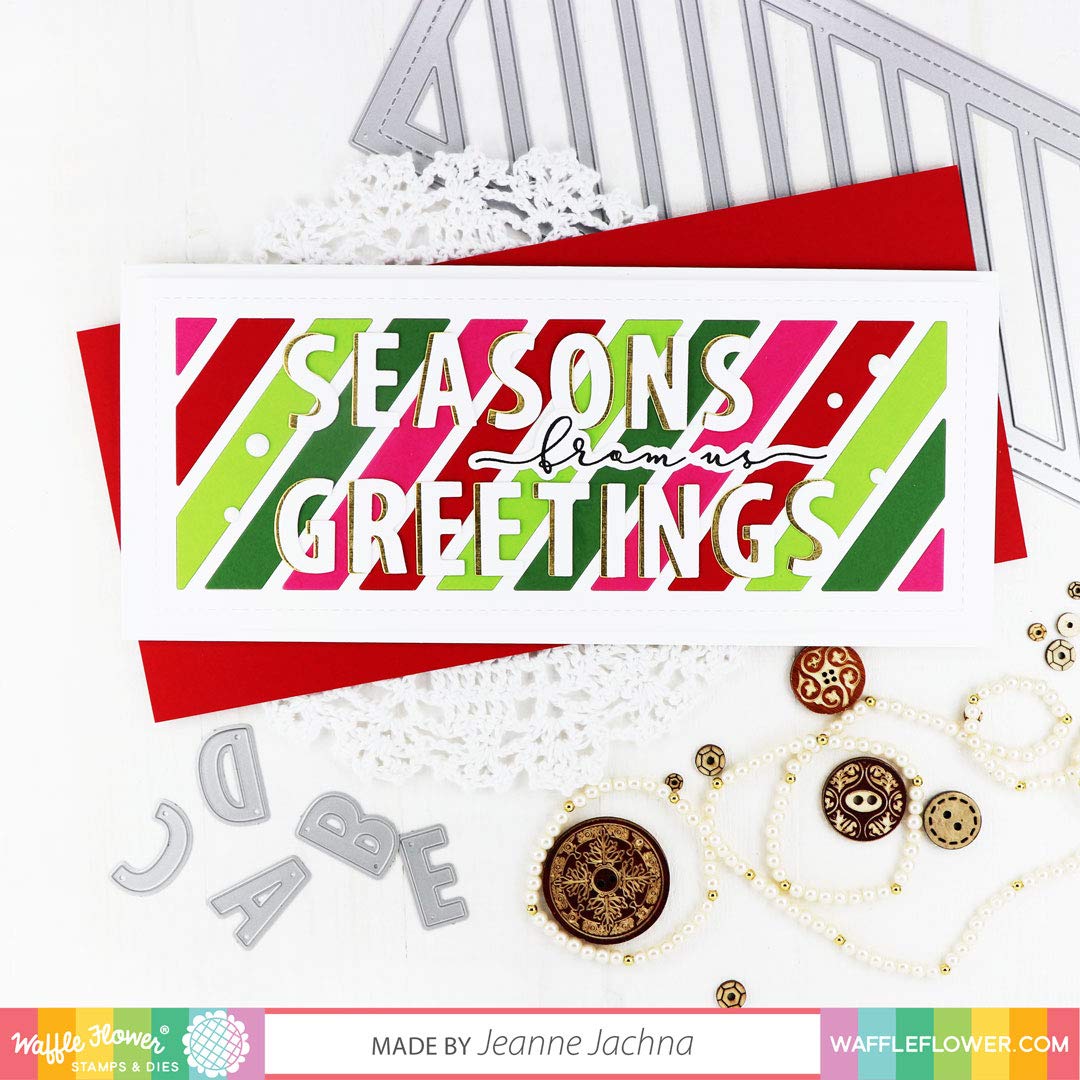 Waffle Flower Sentiment Additions Matching Die - Perfect for Card Making, Scrapbooking & DIY Crafts | High-Quality Die-Cut Stamps for Handmade Greeting Cards