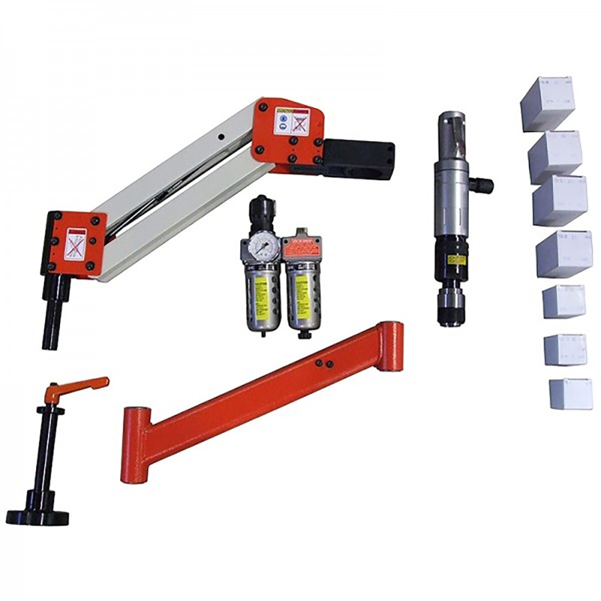 Baileigh Industrial BA9 1000326 ATM-27 1000 Pneumatic Tapping Arm - Heavy Duty Metal Tapping Machine for Industrial Manufacturing & Metal Fabrication