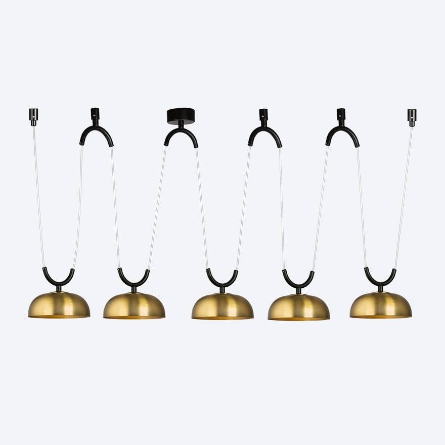 ZIGGY LED Pendant Light - Modern Hanging Fixture for Kitchen Island, Dining Room & Bedroom Lighting - Energy Efficient Dimmable LED Chandelier
