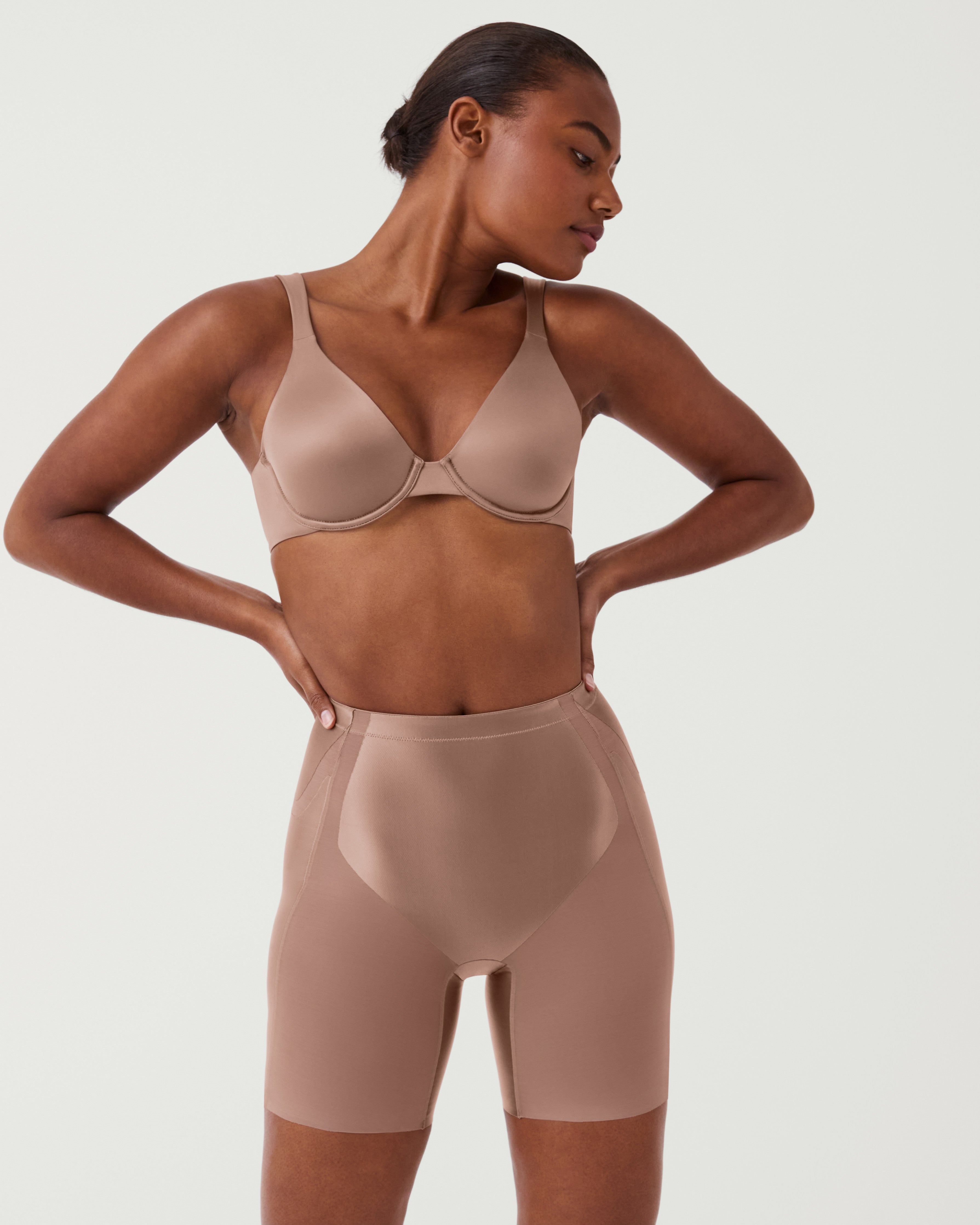 SPANX Booty Lifting Shapewear Shorts - Mid Thigh Slimming Underwear for Women | Perfect for Dresses, Jeans & Workout Outfits