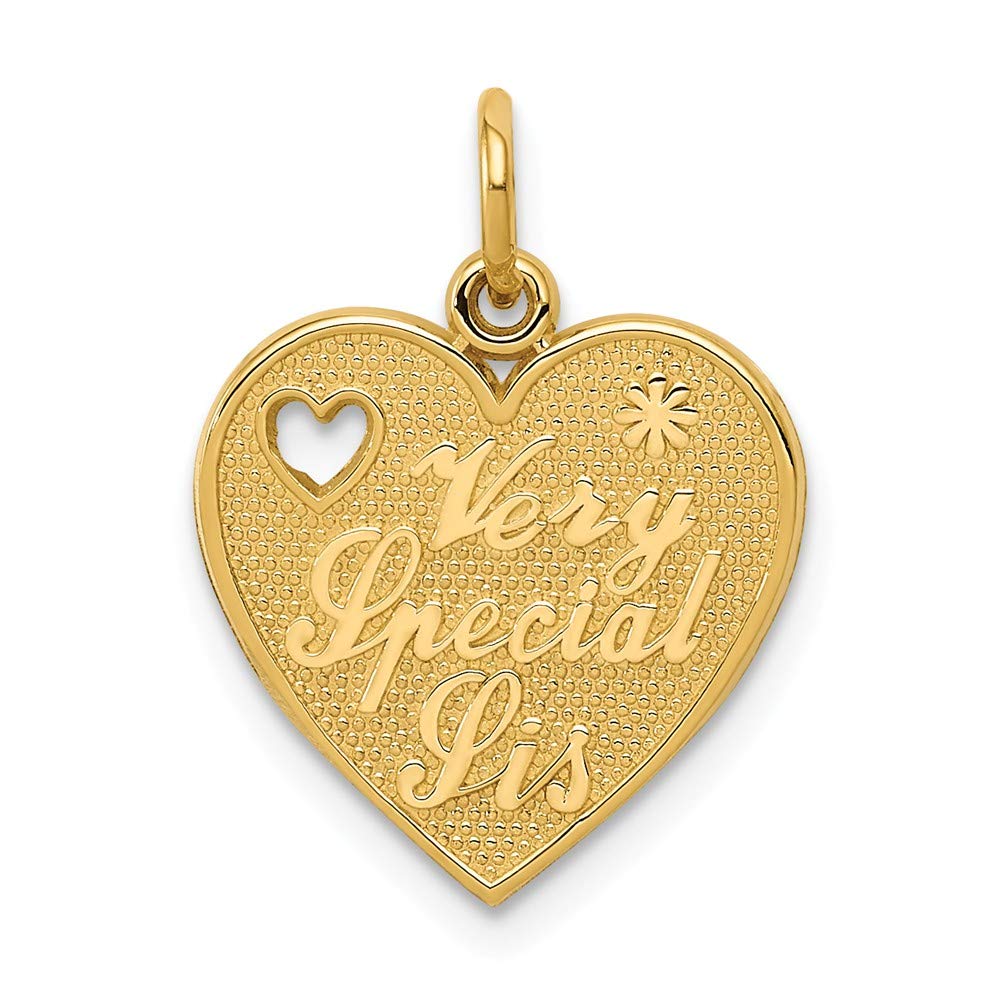 14K Yellow Gold Sister Charm Necklace - Elegant & Meaningful Jewelry for Sisters - Perfect for Birthdays, Anniversaries & Special Occasions
