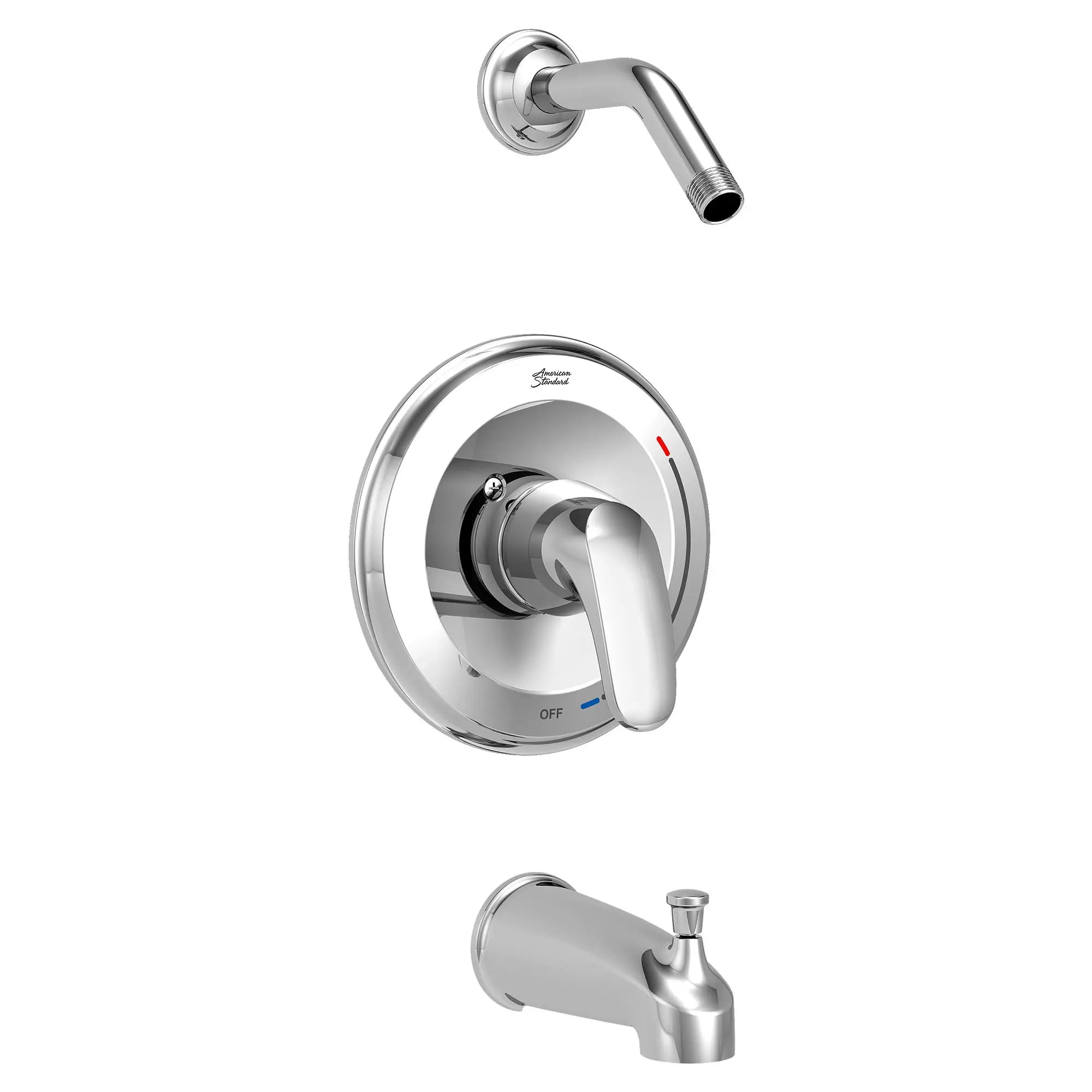 Colony PRO Tub and Shower Trim Kit - Pressure Balance Valve with Lever Handle, Double Ceramic Cartridge, No Showerhead Included - Perfect for Bathroom Remodeling and DIY Installation