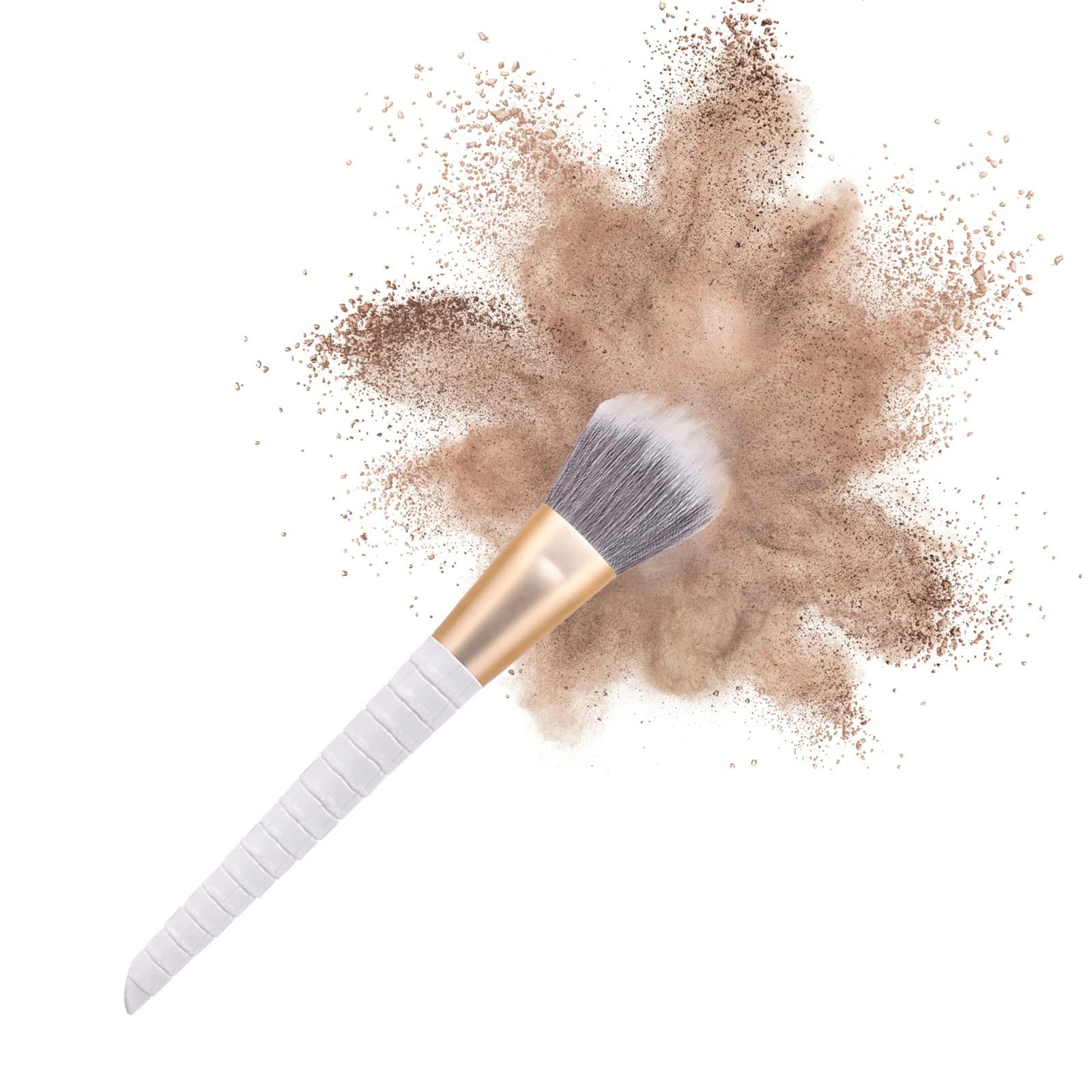 Professional 10-Piece Makeup Brush Set - Premium Synthetic Foundation, Contour & Blush Brushes with PU Travel Case - Perfect for Makeup Artists & Everyday Beauty Routine