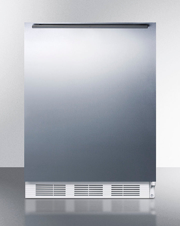 Accucold 24-Inch Wide Built-In All Refrigerator with Horizontal Handle - ADA Compliant (Model FF7WBISSHHADA) - Perfect for Kitchens, Offices, and ADA-Compliant Spaces
