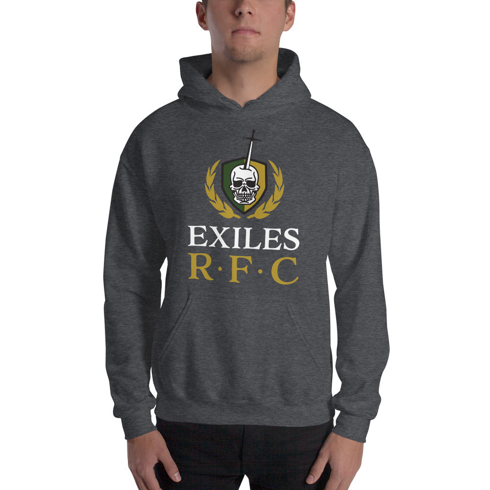 Exiles RFC Heavy Blend Hoodie - Premium Cotton Pullover for Men & Women - Cozy Winter Sweatshirt for Rugby Fans & Outdoor Activities