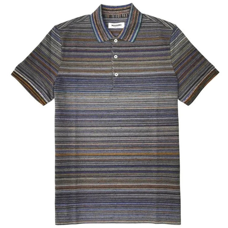 Missoni Classic Short Sleeve Polo Shirt for Men - Stylish Casual & Business Wear | Perfect for Office, Golf & Summer Outings