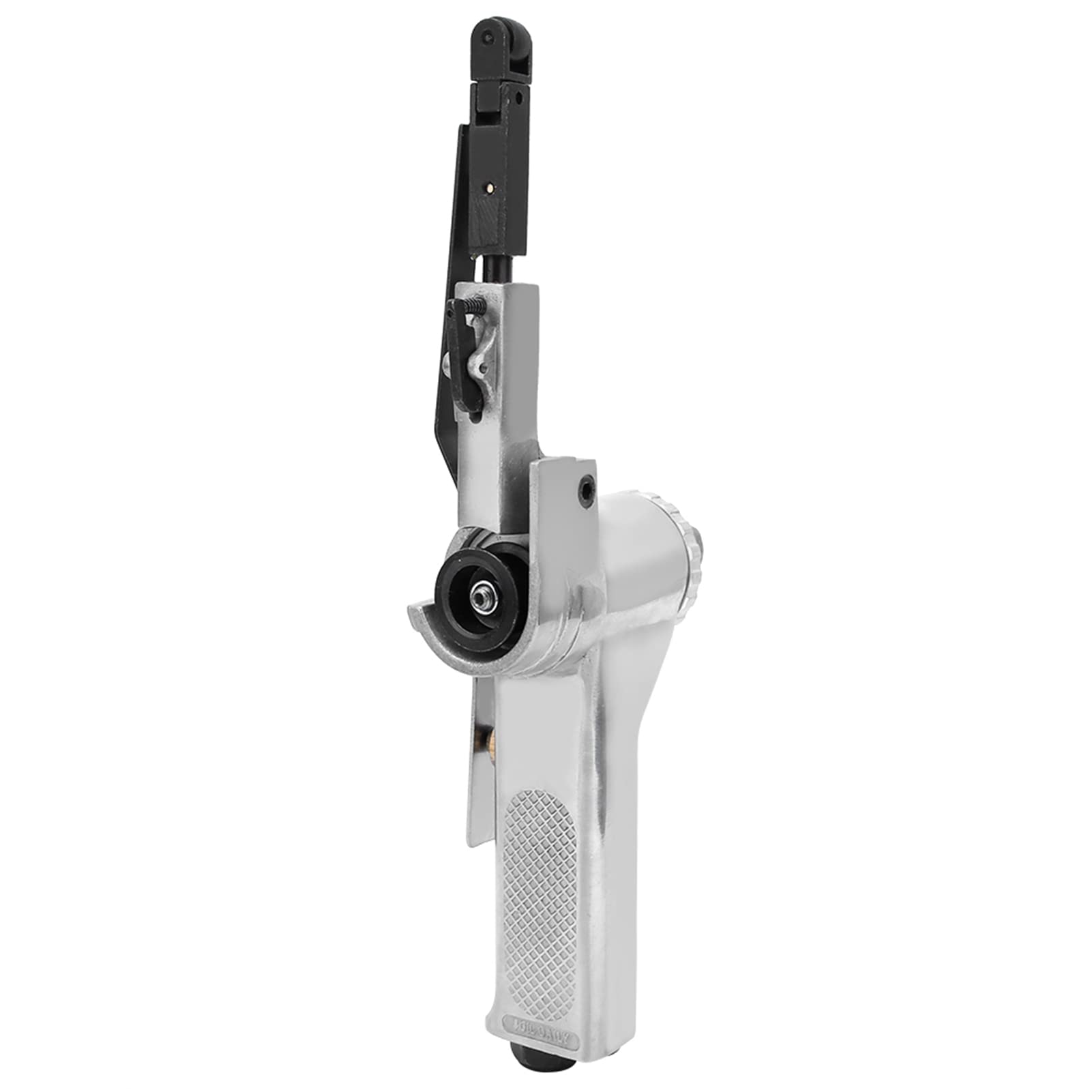 10mm Handheld Pneumatic Belt Sander with 1/4in Inlet Thread - Industrial Air Belt Sander for Wood, Metal, Glass & Furniture - Perfect for Sanding, Polishing & Surface Preparation in Woodworking & Metalworking Projects