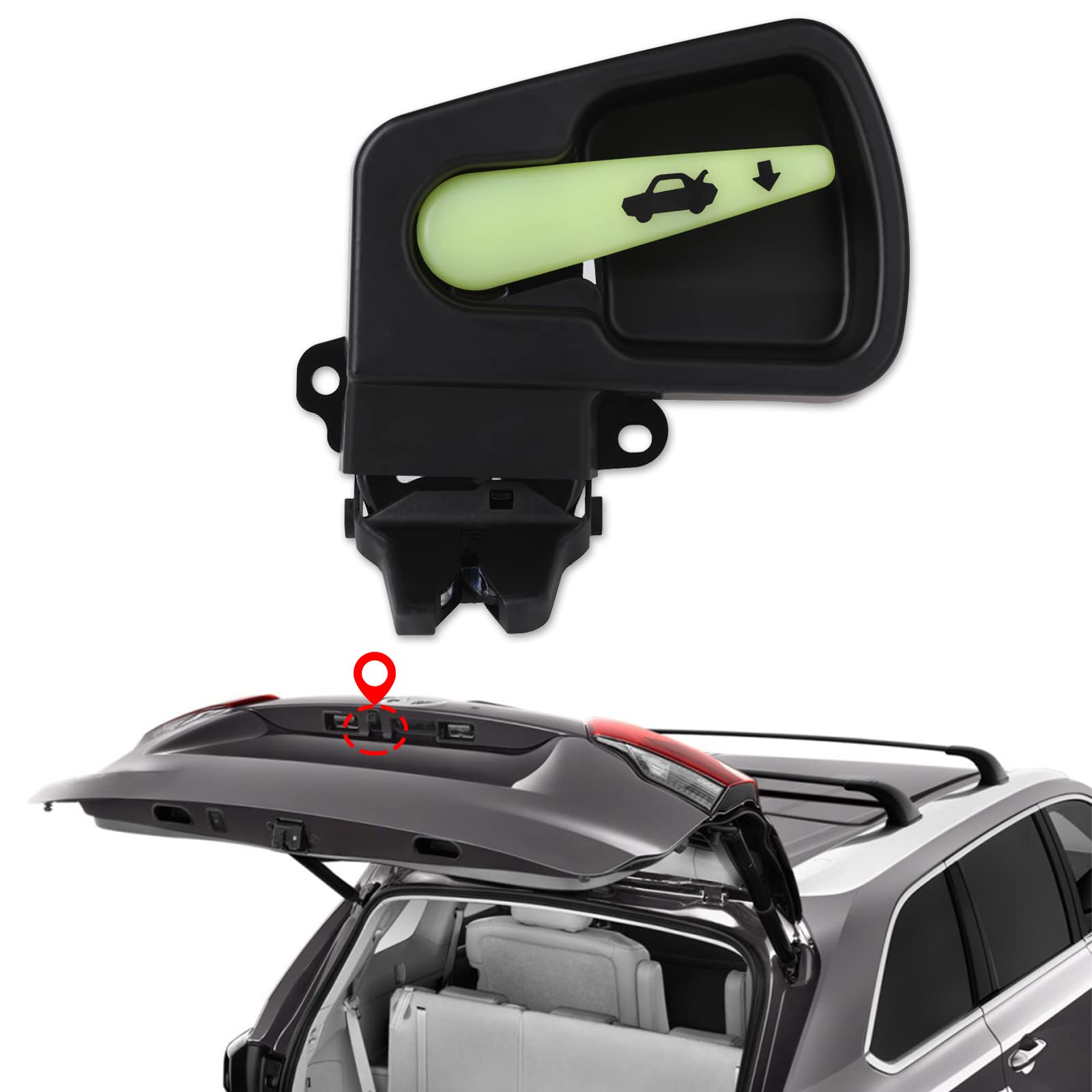 Toyota Corolla Trunk Latch Actuator 64610-02071 - Replacement Tailgate Lock Assembly for 2003-2008 Corolla CE LE S Models | Fix Stuck or Broken Luggage Compartment Locks | Perfect for DIY Car Repairs & Maintenance