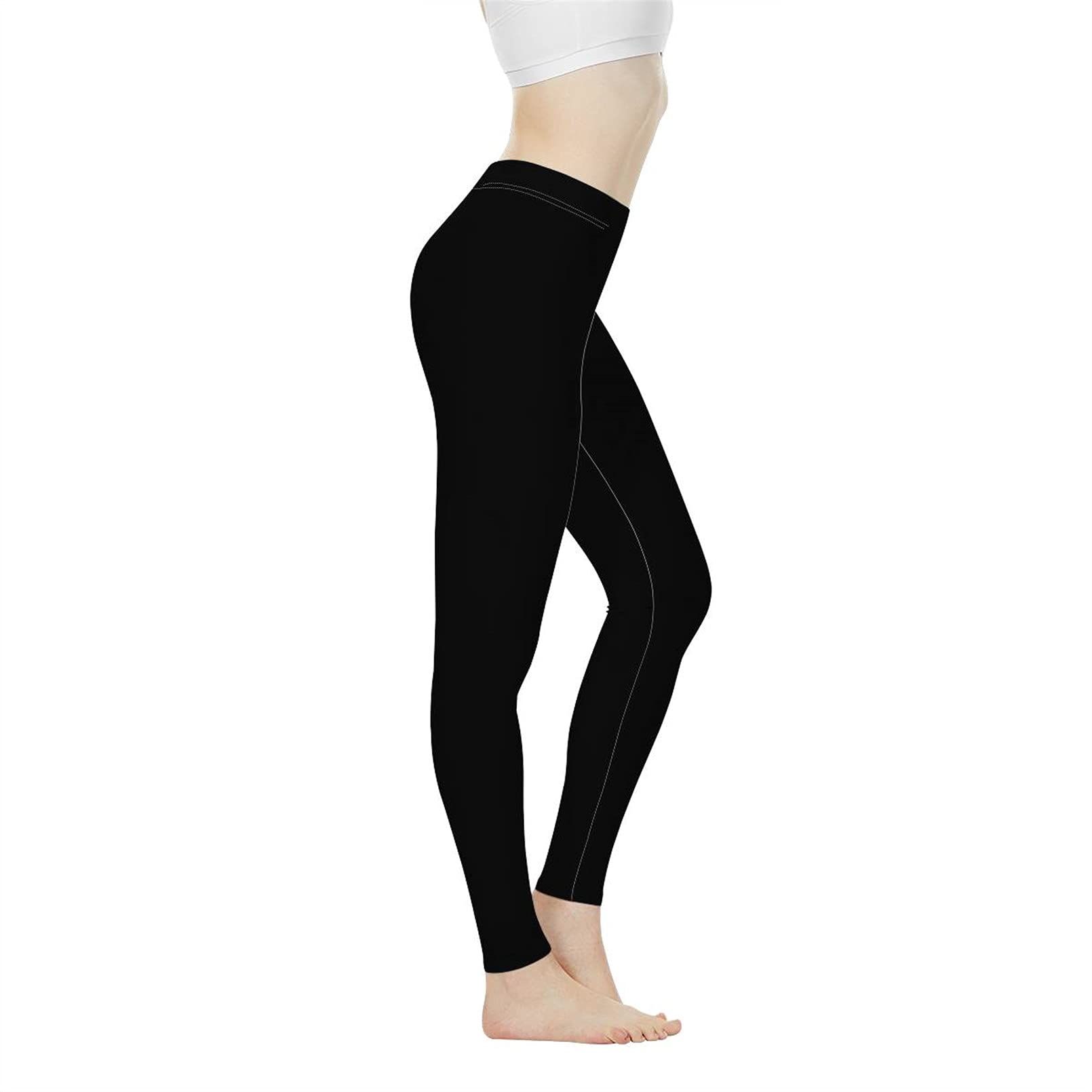 Babrukda Women's High Waist Yoga Pants - Stretchy Workout Leggings for Running, Gym & Lounge | Comfortable Sports Tights for Women & Girls