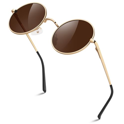 45mm Gold Frame Brown Lens