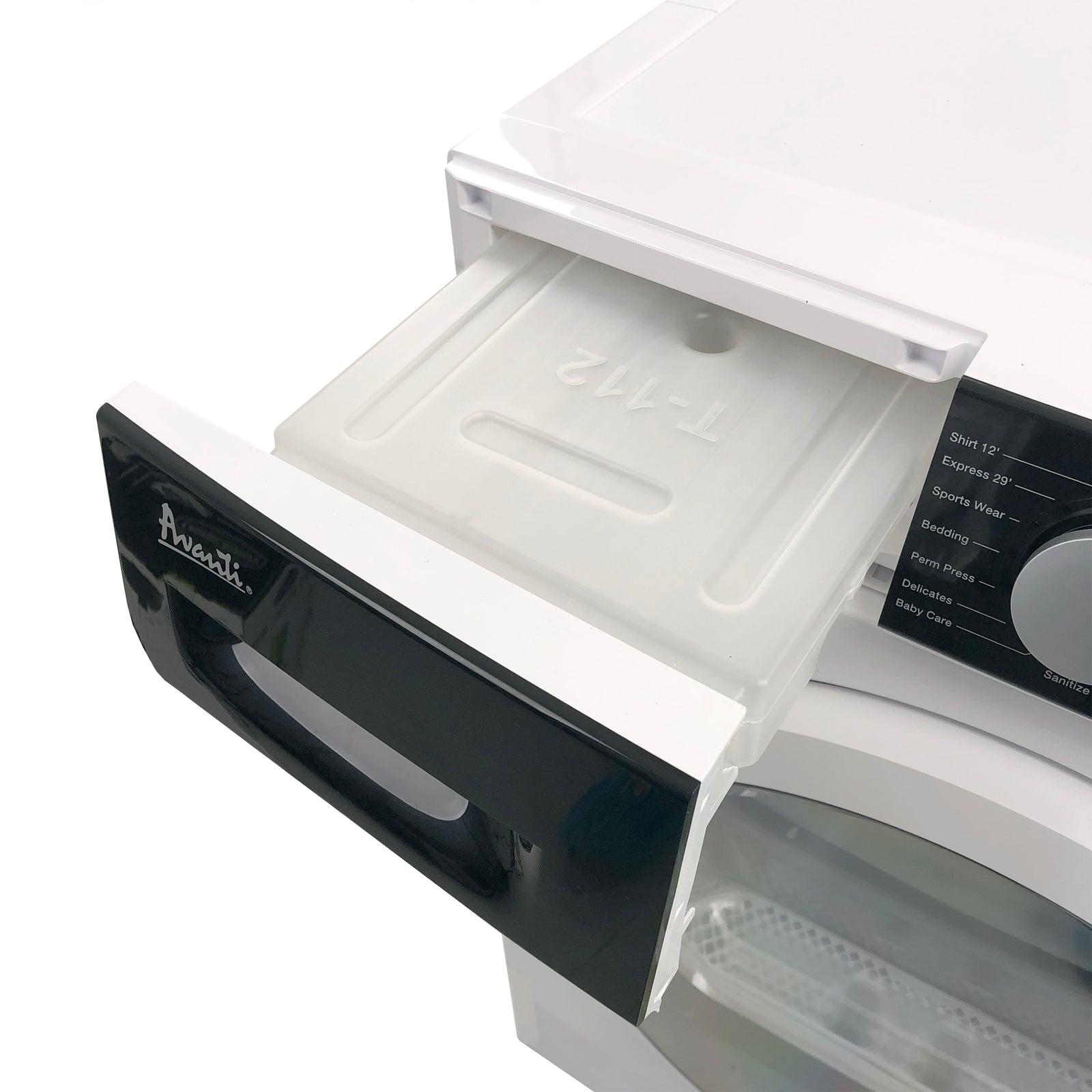 Avanti FLD40V0W 4.0 Cu. Ft. Front Load Electric Dryer - Energy Efficient & Large Capacity for Home Laundry Needs | Perfect for Apartments, Small Families & Tight Spaces