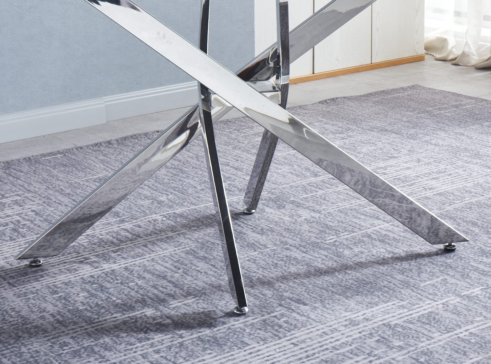 Modern Glass Dining Table - 0.39
