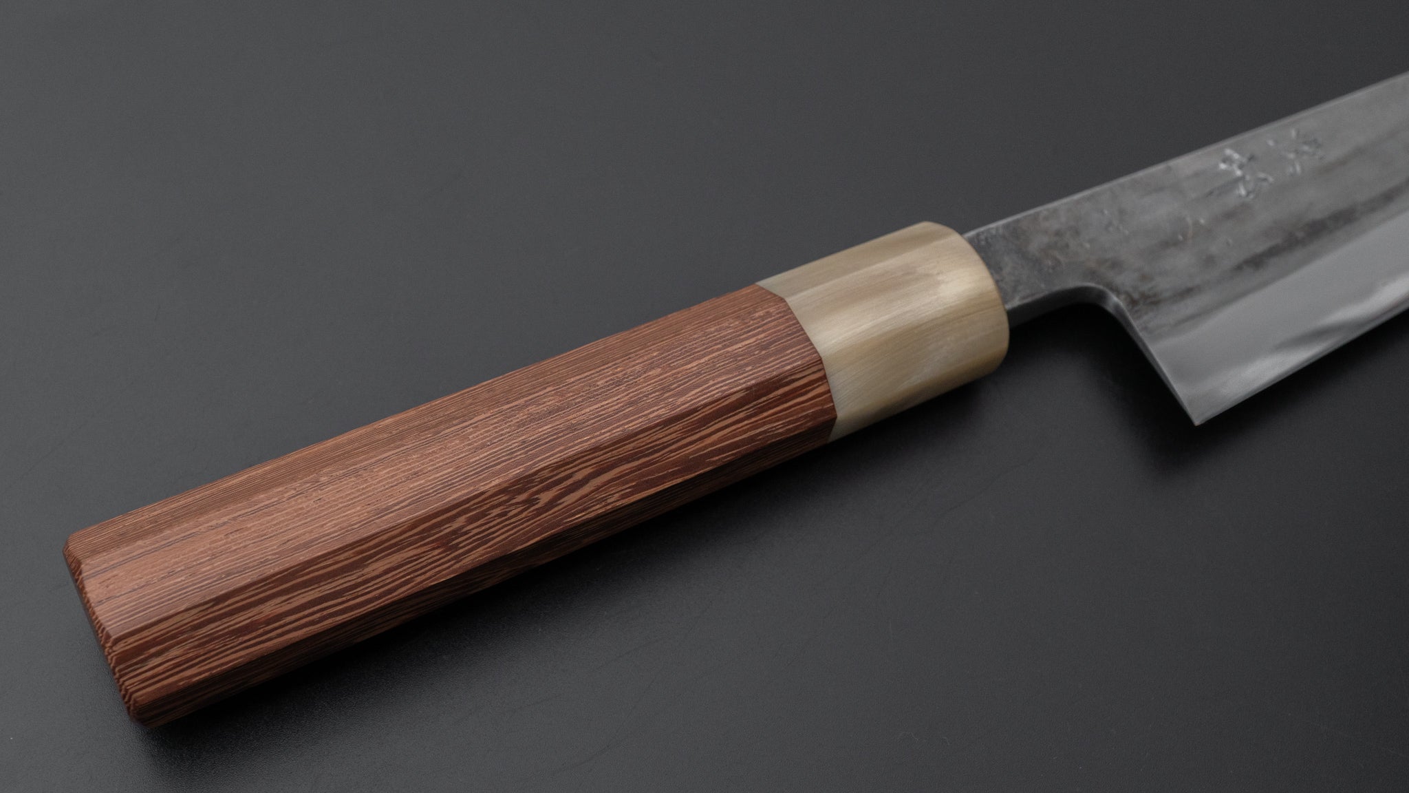 Premium Jiro Tsuchime Sujihiki 210mm Japanese Slicing Knife - Taihei Tagayasan Wood Handle (#512) - Perfect for Sushi, Sashimi & Meat Carving