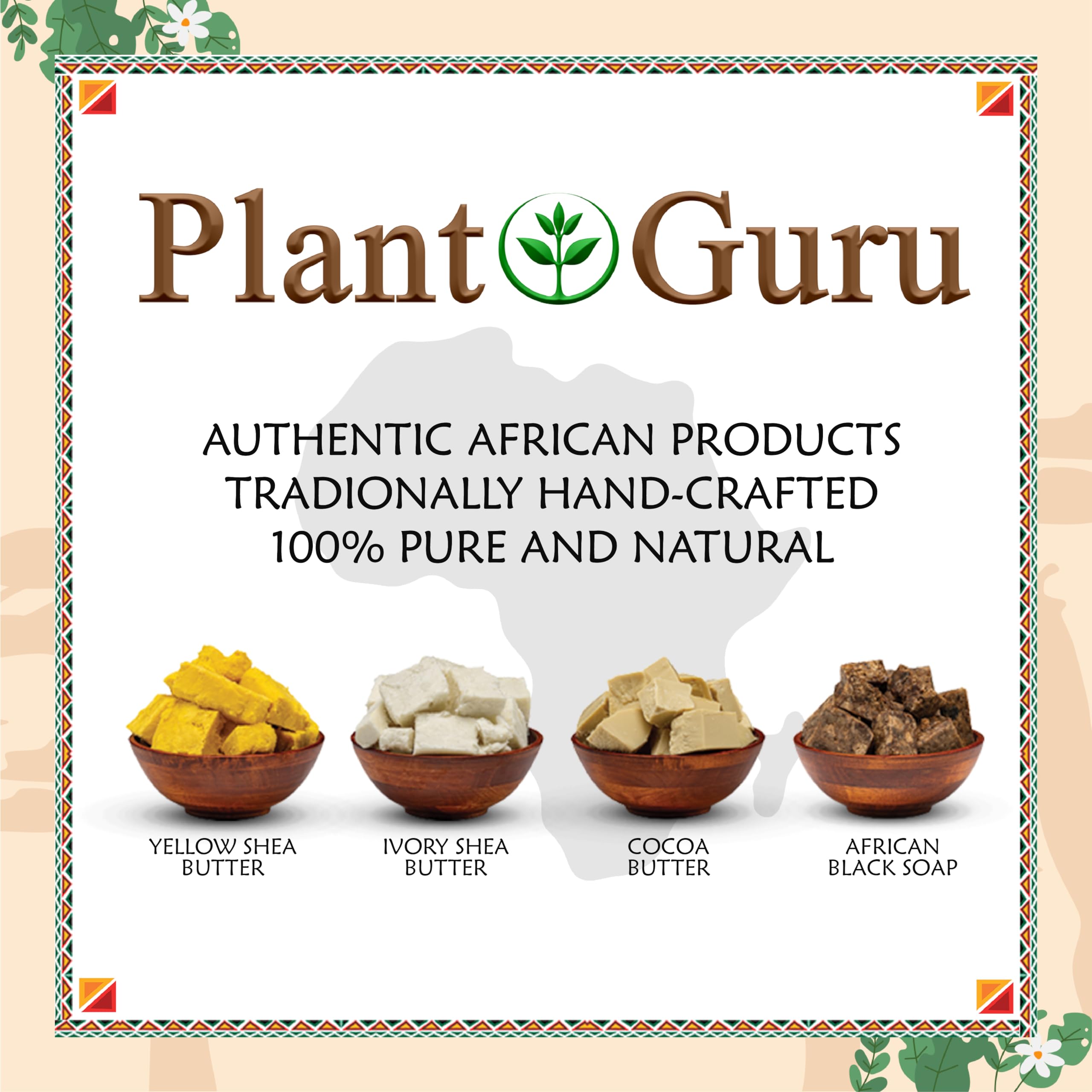 Pure Raw African Shea Butter 32oz (2lbs) - 100% Natural Unrefined Ivory Grade for Dry Skin, Face, Hair & Body Care | Best for DIY Soap, Lip Balm, Lotion Making | Deep Moisturizer for Eczema, Psoriasis & Cracked Heels