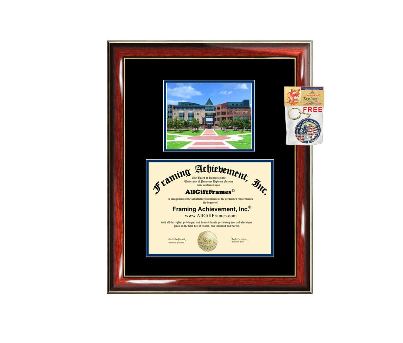 UTSA Diploma Frame - University of Texas San Antonio Graduation Certificate Display Case with Campus Picture | Perfect College Degree Plaque Holder for Alumni Gifts, Office Decor & Home Display