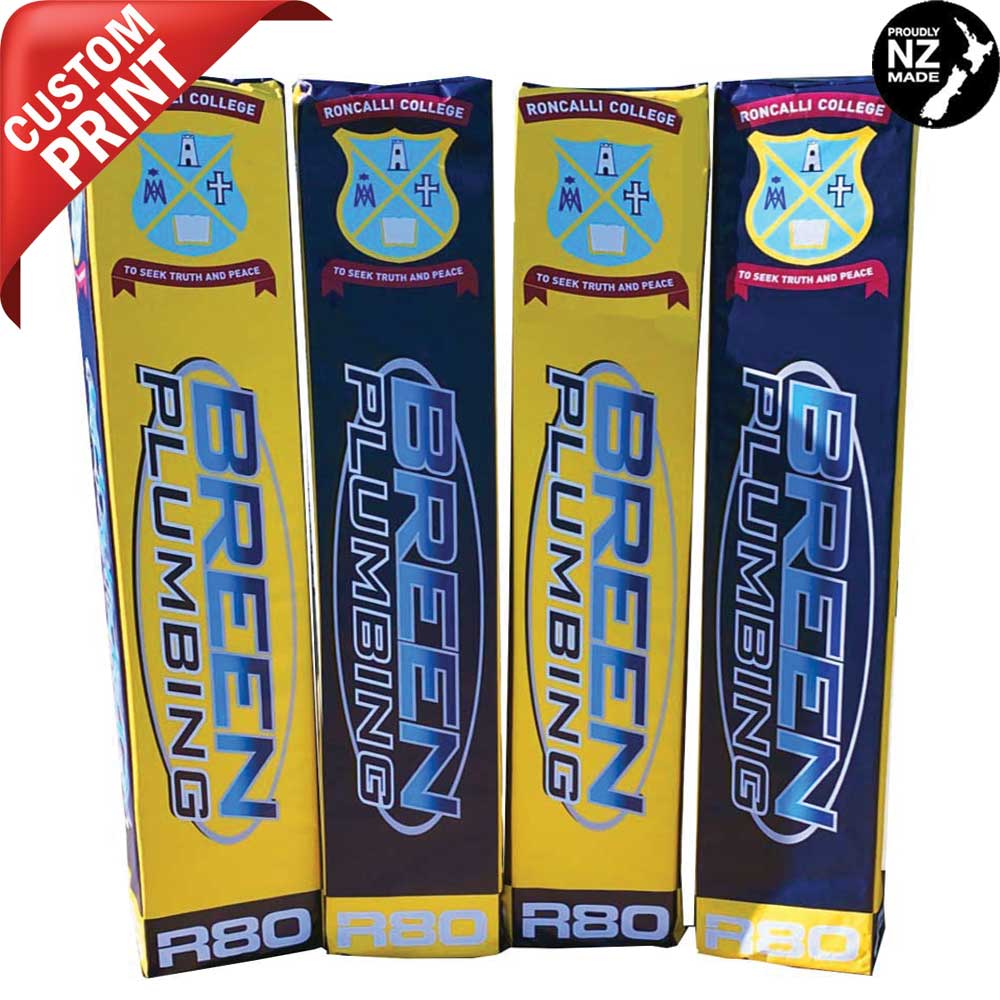 Premium Corporate Branded Rugby Goal Post Pads - High-Quality Safety Padding for Rugby Fields & Training Facilities | Perfect for Schools, Clubs, and Professional Matches
