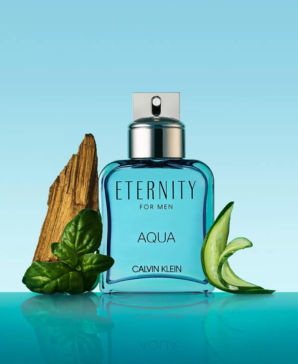 Calvin Klein Eternity Aqua Men's Cologne - Woody Fragrance with Cucumber, Sage & Sandalwood Notes - Long Lasting Eau De Toilette - Perfect for Daily Wear, Office & Date Nights