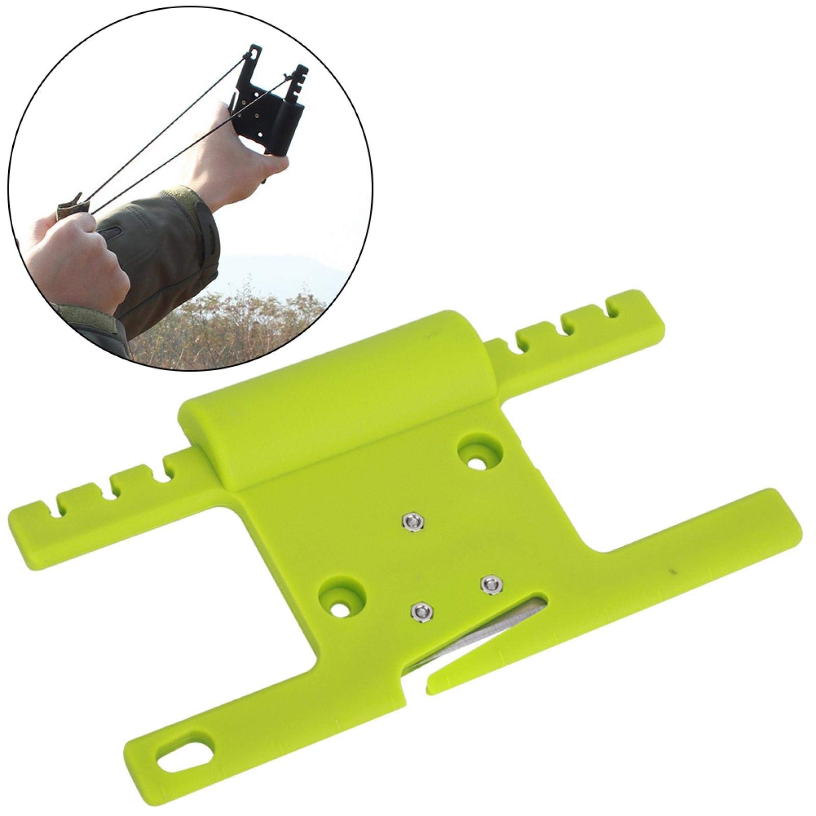 EVTSCAN Plastic Outdoor Umbrella Rope Storage Bracket - Heavy Duty Winding Line Reel with Thread Teeth for Garden, Camping & Marine Use