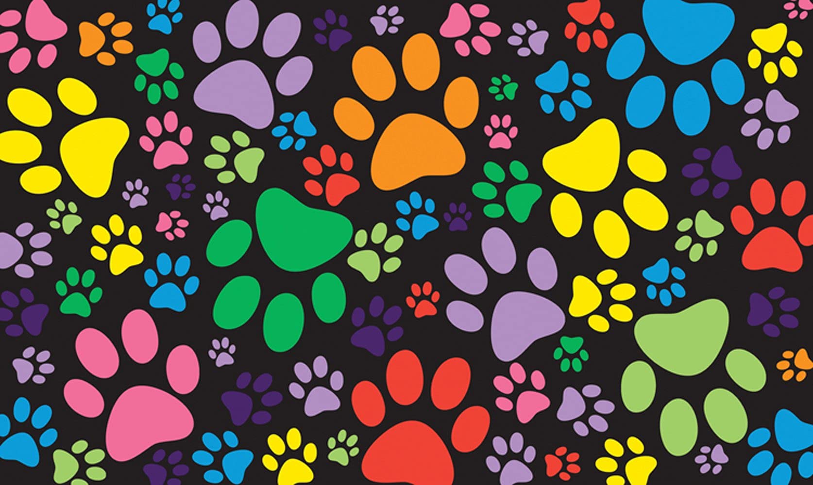 Toland Home Garden 800088 Puppy Paws Dog Door Mat 18x30 Inch - Non-Slip Indoor/Outdoor Welcome Mat for Entryway, Front Door, Patio - Absorbs Dirt & Moisture, Perfect for Pet Owners