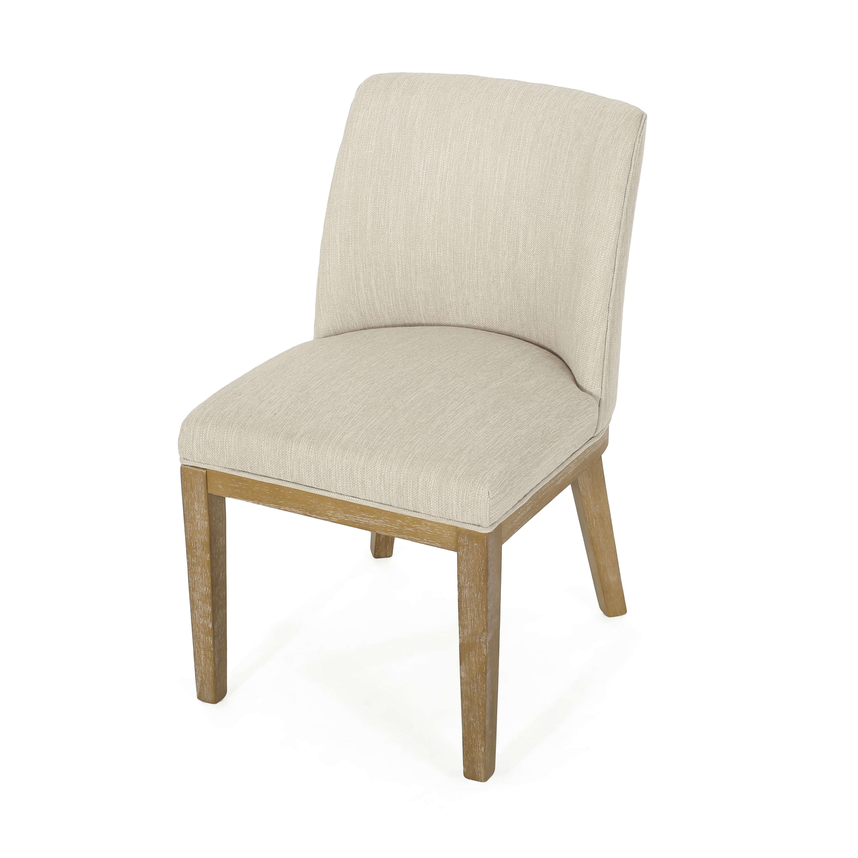Modern Dining Chairs Set of 2 - MP2 Model - Sturdy Wooden Kitchen Chairs with Padded Seats - Perfect for Dining Room, Kitchen, Breakfast Nook & Small Spaces
