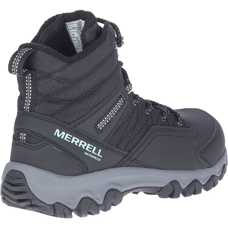 Merrell Thermo Akita Mid WP Women's Waterproof Winter Hiking Boots - Warm & Comfortable for Snow, Ice & Cold Weather Outdoor Adventures