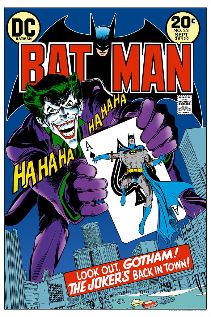 Batman 251 Poster - Vintage DC Comics Wall Art - Perfect for Superhero Fans, Home Decor & Comic Book Collectors