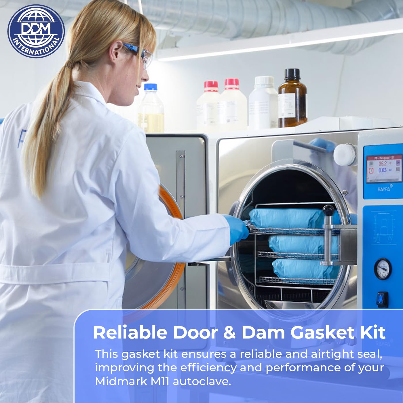 Midmark Compatible Door & Dam Gasket Kit - 12.750