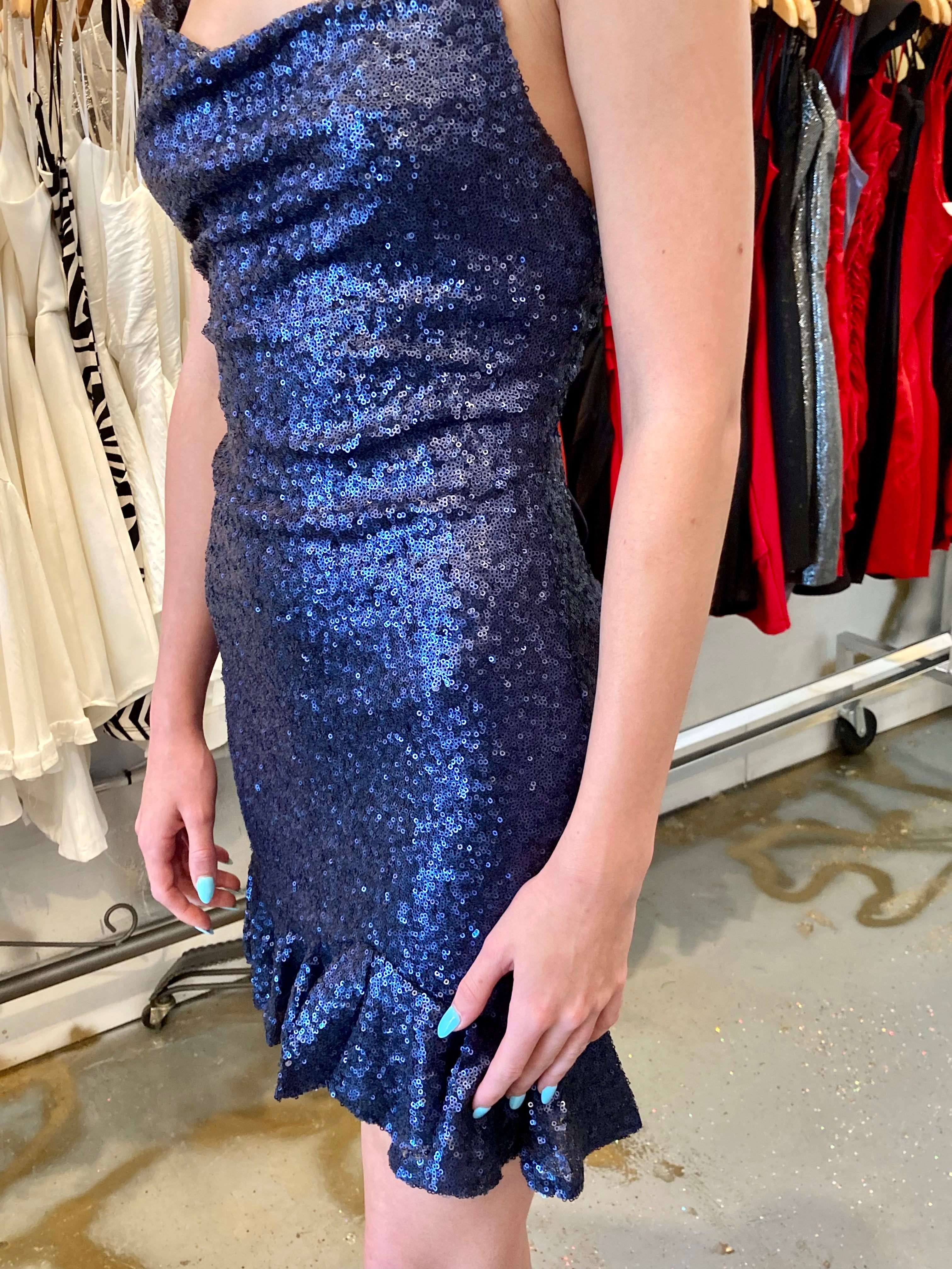 Sparkly Sequin Party Dress for Women - Elegant Evening Gown for Prom, Cocktail, and Special Occasions