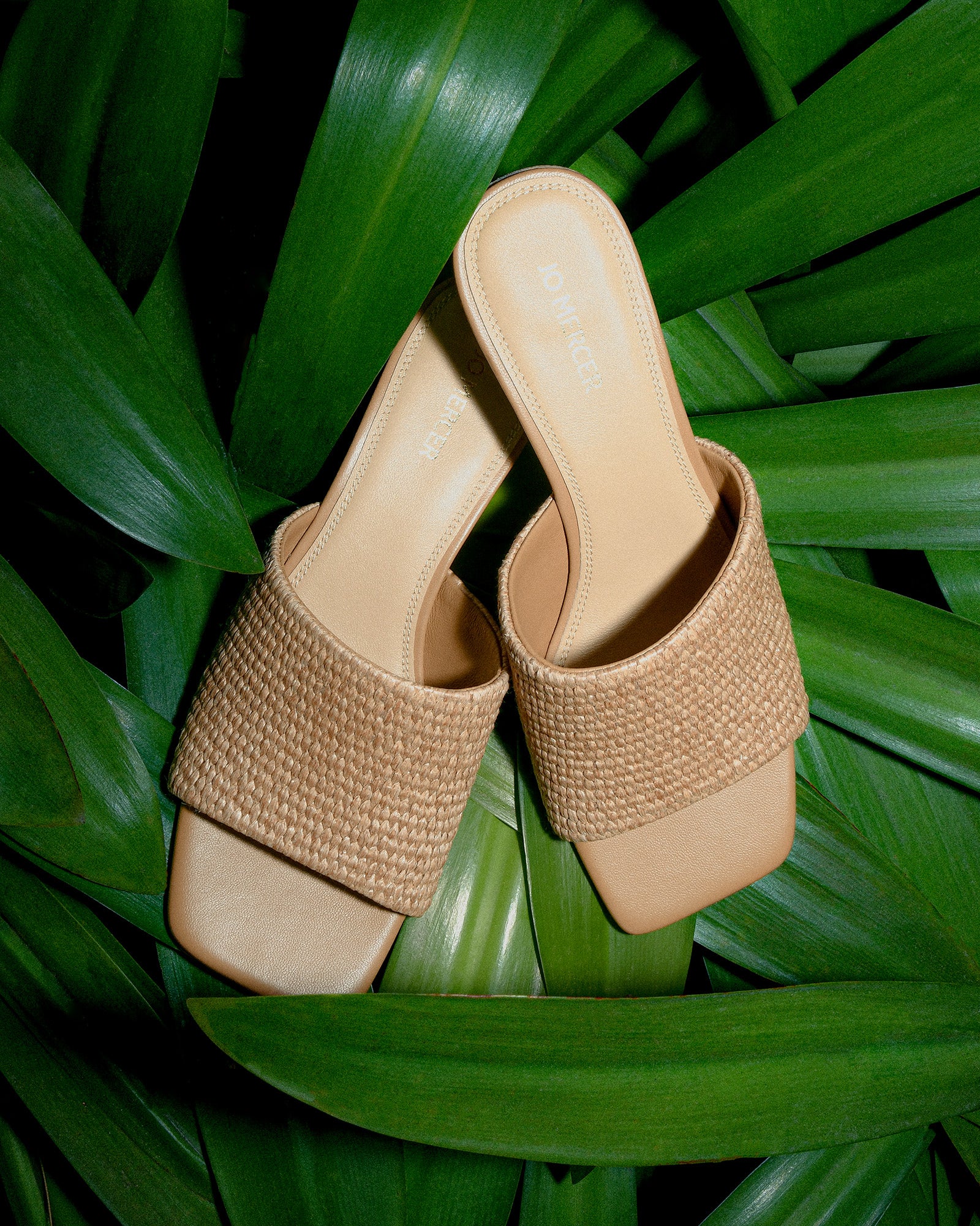 Herbie Women's Mid Heel Sandals - Comfortable Tan Raffia Summer Wedges for Beach, Vacation & Casual Outings