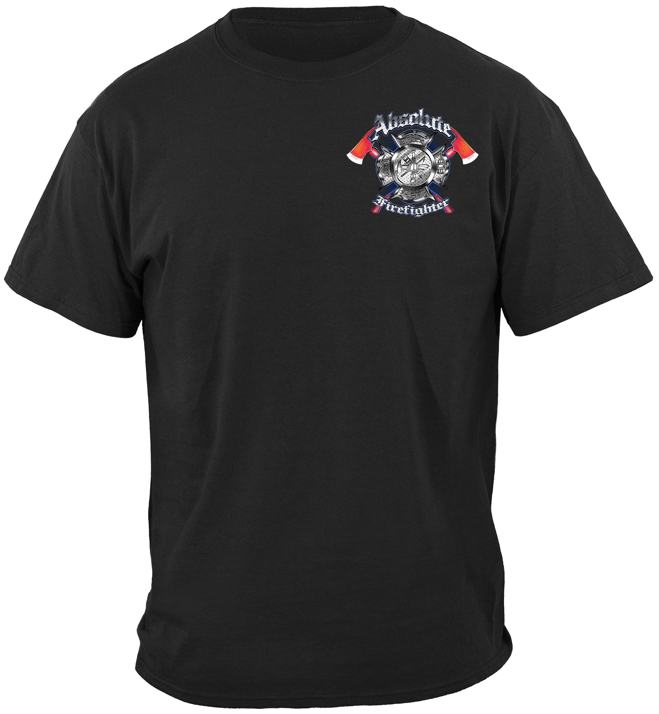 Erazor Bits Firefighter T-Shirt - Honor, Sacrifice & Brotherhood - First Responder Apparel for Fire Station, Training & Community Events