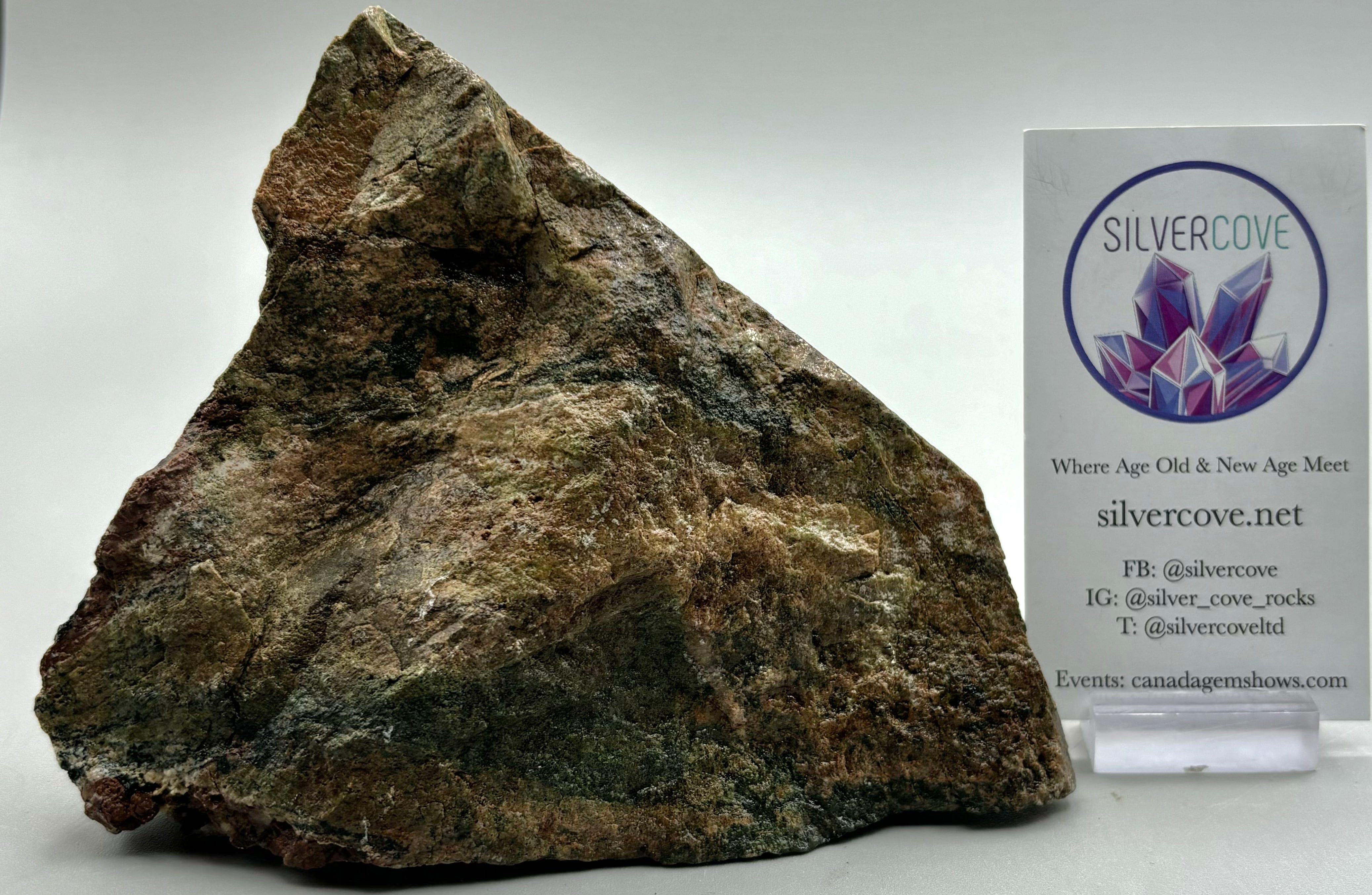 Natural Andradite Garnet & Epidote in Skarn - Rare Mineral Specimen for Collectors, Jewelry Making & Geological Study | Perfect for Display Cases, Gemstone Crafting & Science Education