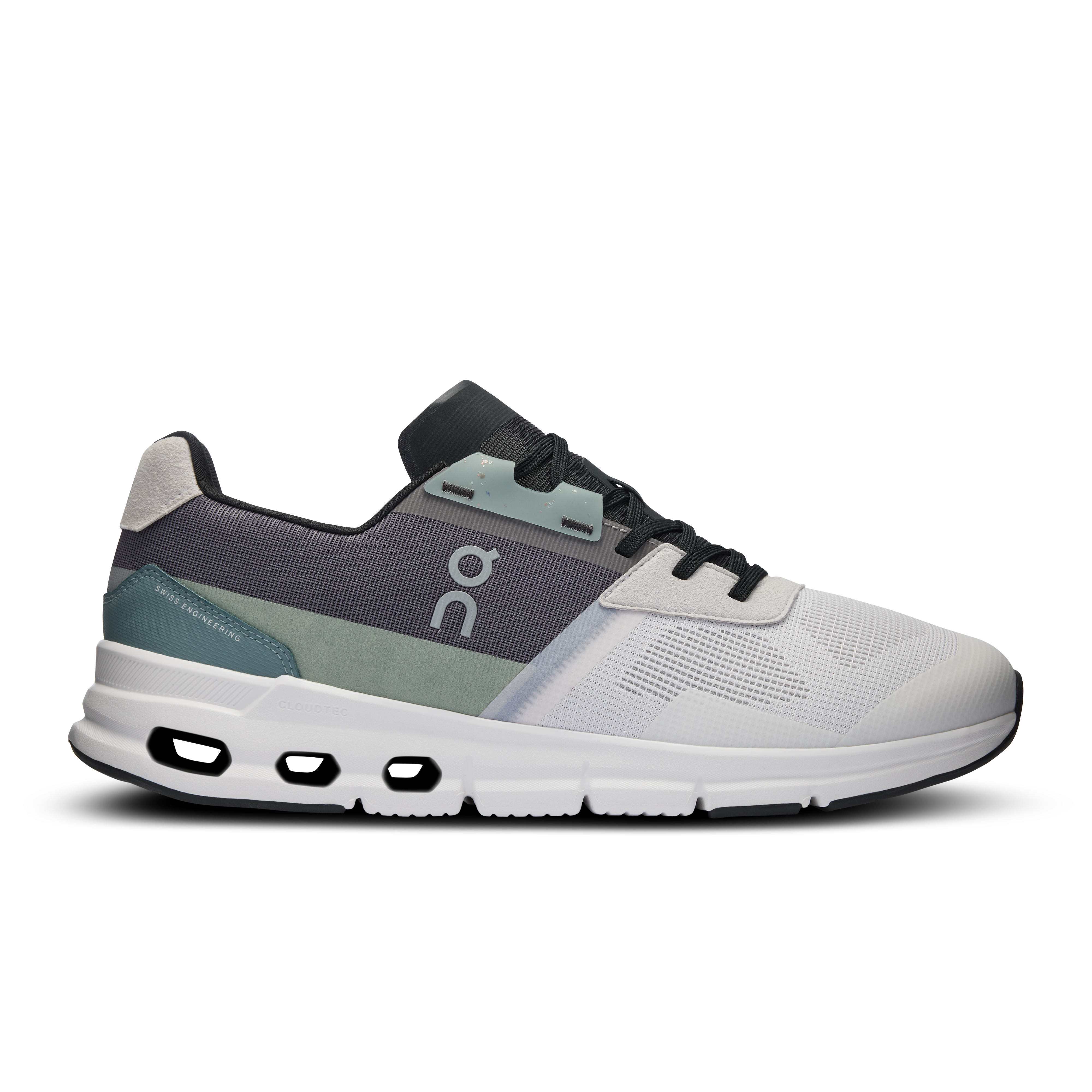 Men's On Cloudrift Running Shoes - White/Asphalt - Size 10 D Medium - Lightweight & Breathable for Road Running, Gym Workouts & Daily Wear