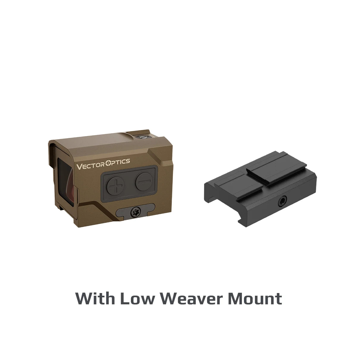 Vector Optics Frenzy Plus 1x18x20 Enclosed Reflex Sight Red Dot Scope with Motion Sensor, IP67 Waterproof, ACRO Mount Compatible with Glock & Taurus Pistols - Ideal for Tactical Shooting, Home Defense & Outdoor Hunting