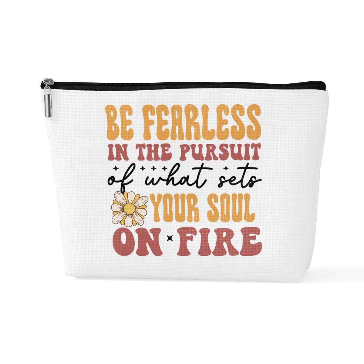 Self Love Motivational Makeup Bag - Inspirational Gifts for Women, Best Friend, Coworker, BFF, Daughter (Mother's Day, Birthday Gifts) - Positive Affirmation Cosmetic Pouch for Daily Encouragement - Perfect for Travel, Gym & Work Essentials