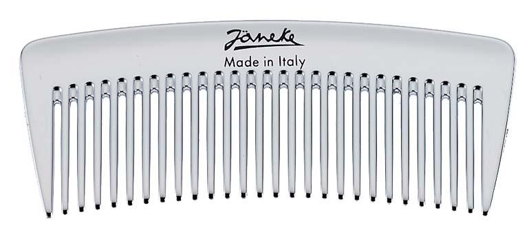 Janeke CR855 Professional Chromium Hair Comb for Smooth Detangling & Styling - Perfect for Salons, Home Use & Travel